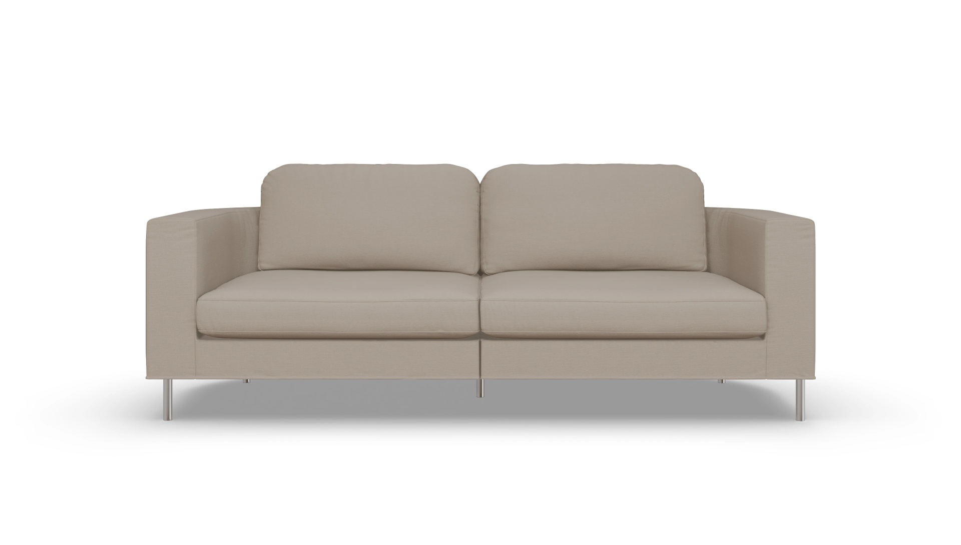 Designer-Stoffsofa Girando Ansicht des Produktes Girando 3-Sitzer in Stoff beige
