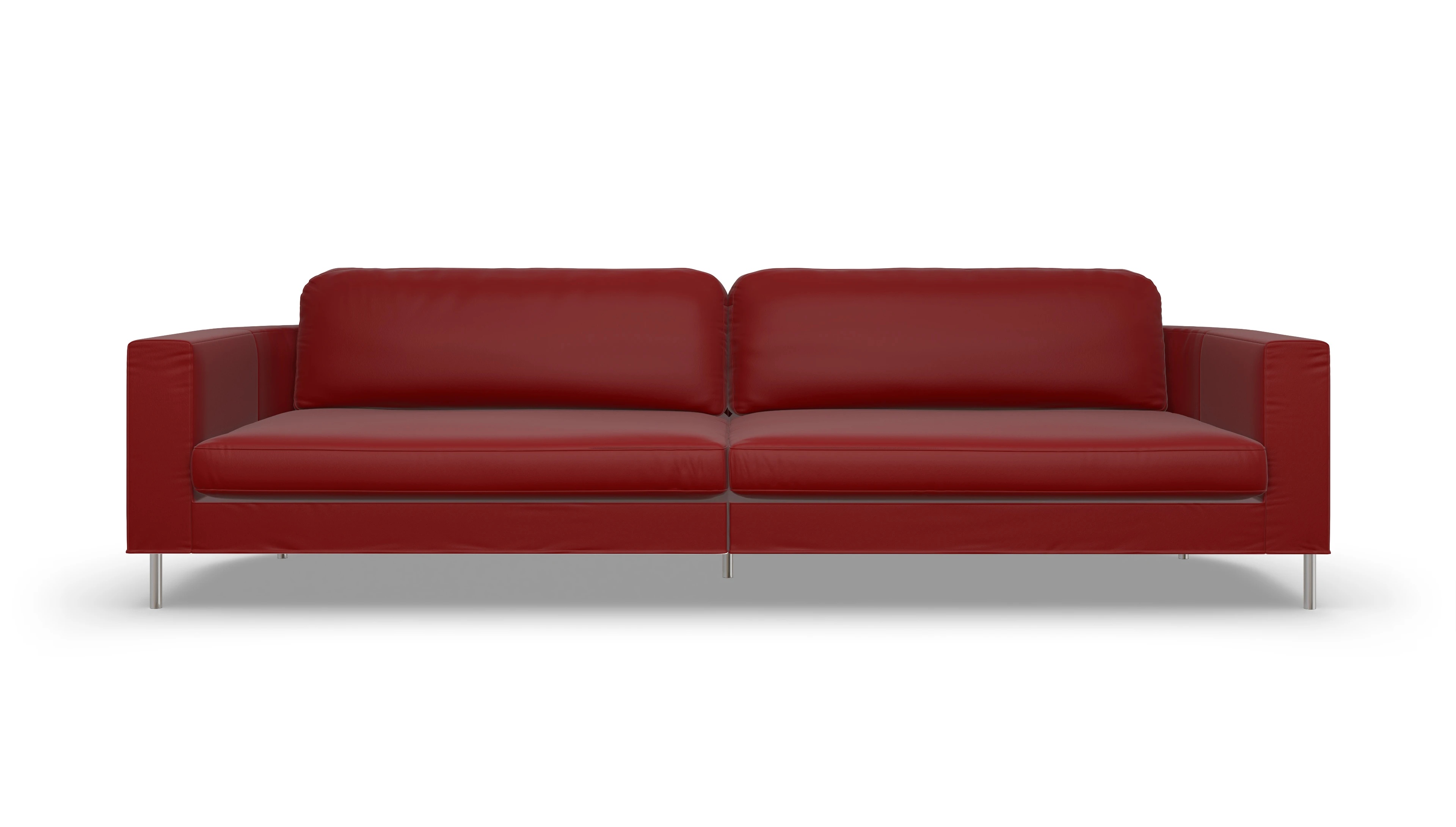 Ansicht des Produktes Girando 4-Sitzer in Leder rot