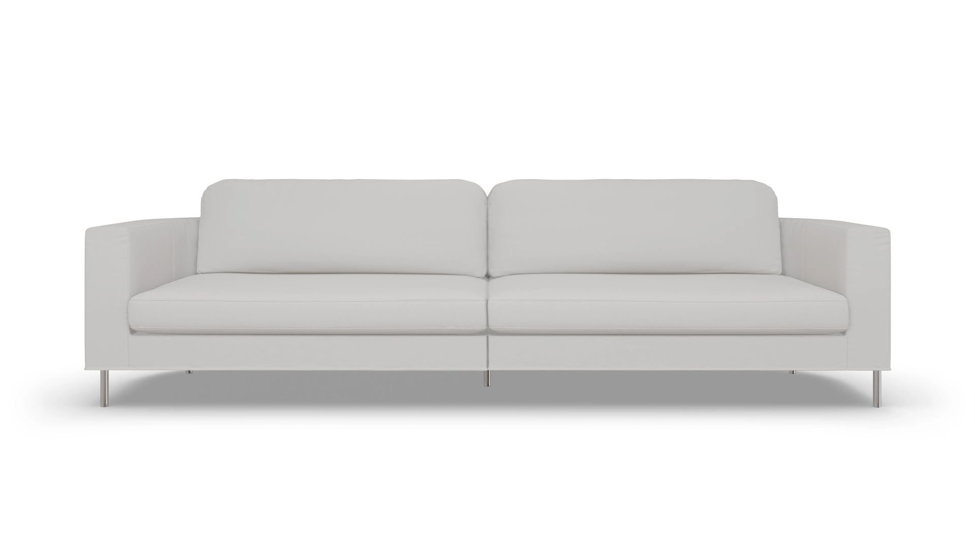 Designer-Ledersofa Girando Ansicht des Produktes Girando 4-Sitzer in Leder weiß