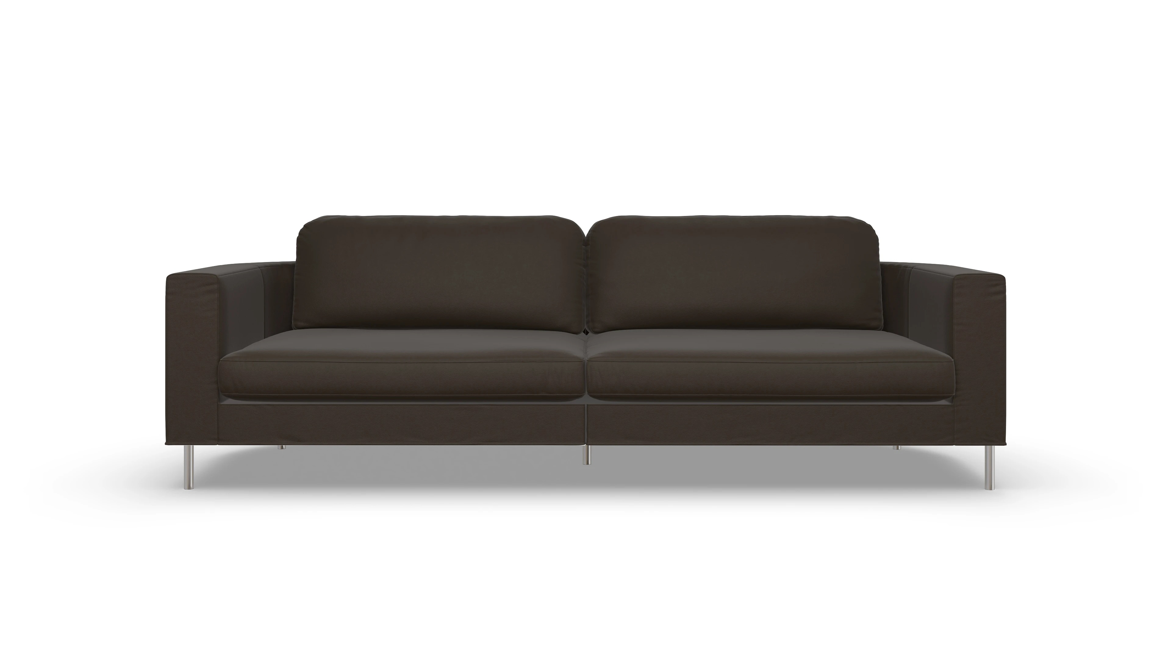 Ansicht des Produktes Girando 3,5-Sitzer in Leder braun