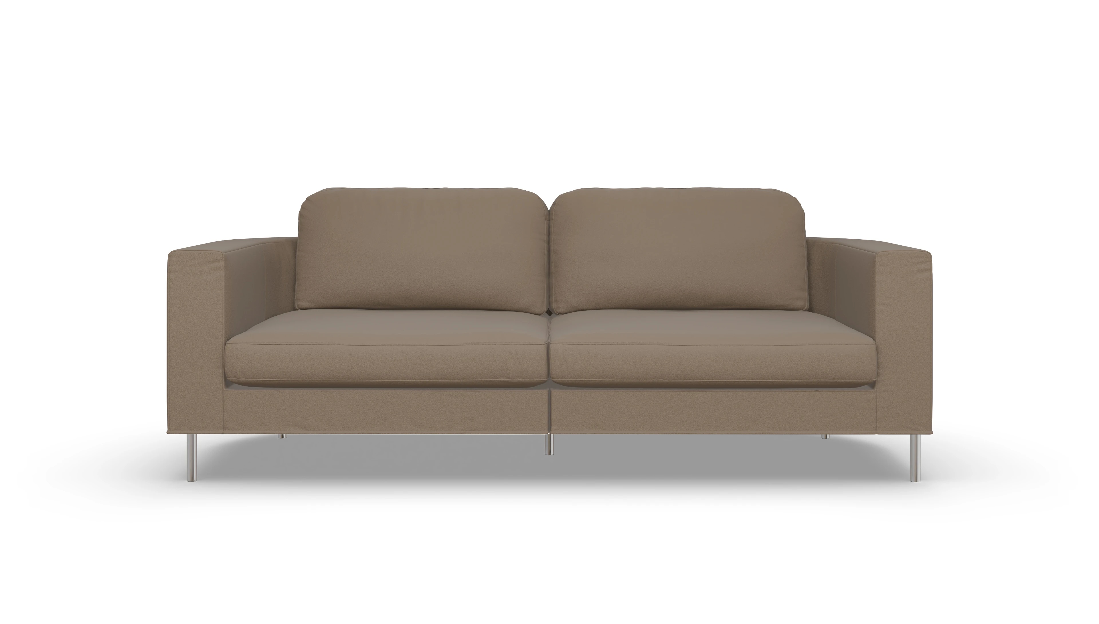 Ansicht des Produktes Girando 3-Sitzer in Leder beige