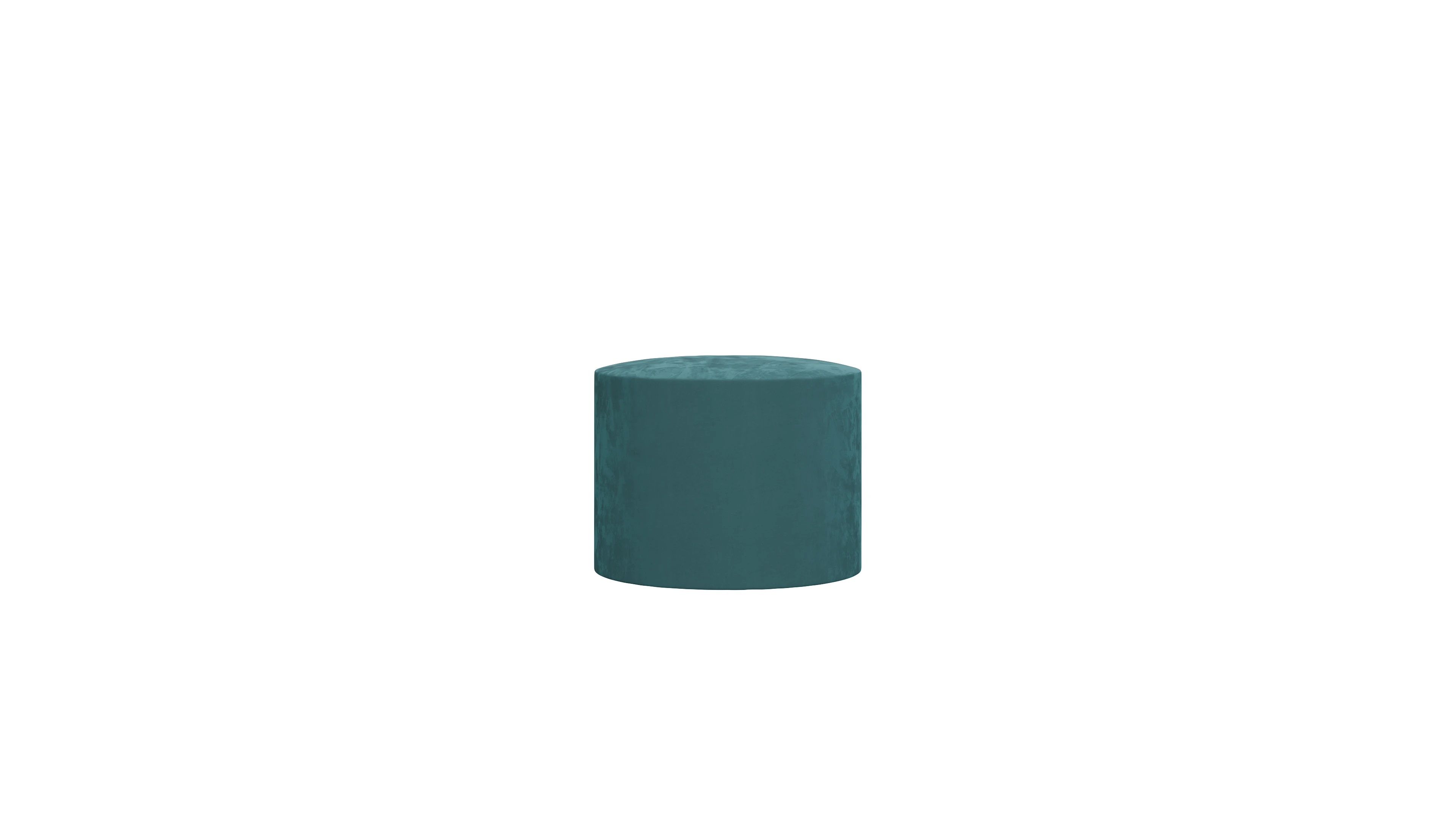 Ansicht des Produktes Girando Hocker in Samt blau