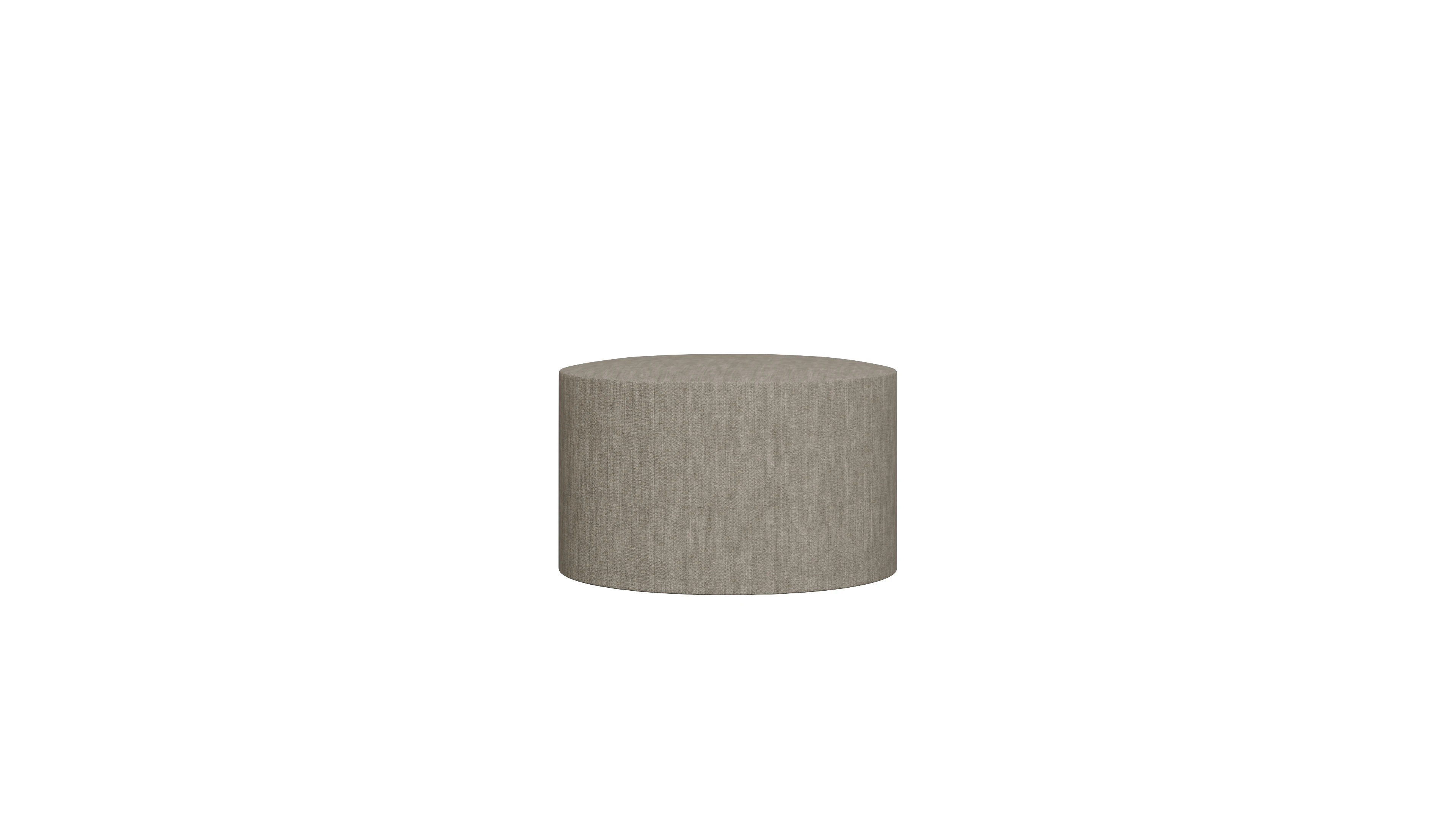 Ansicht des Produktes Girando Hocker in Stoff beige