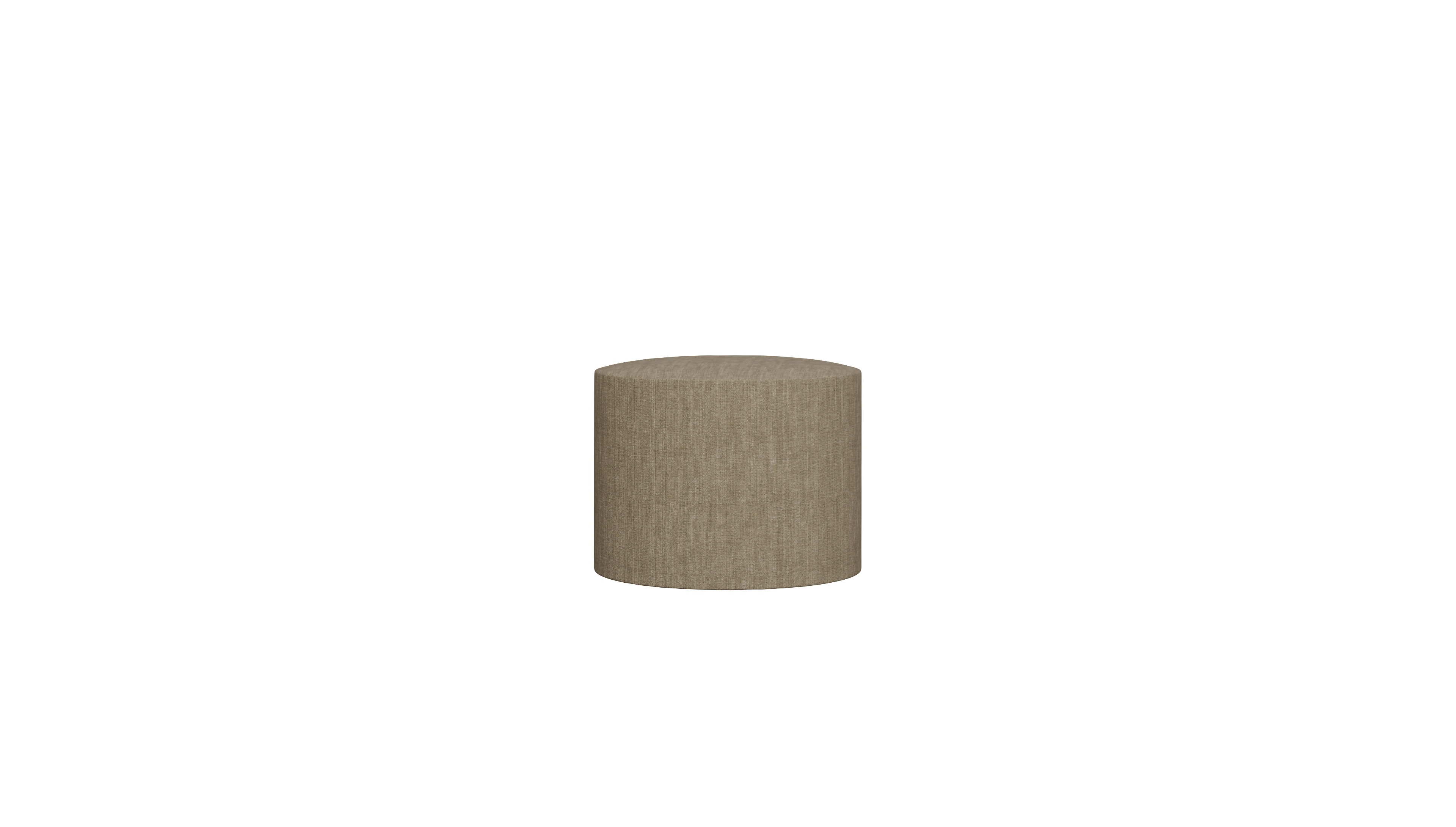 Ansicht des Produktes Girando Hocker in Stoff beige