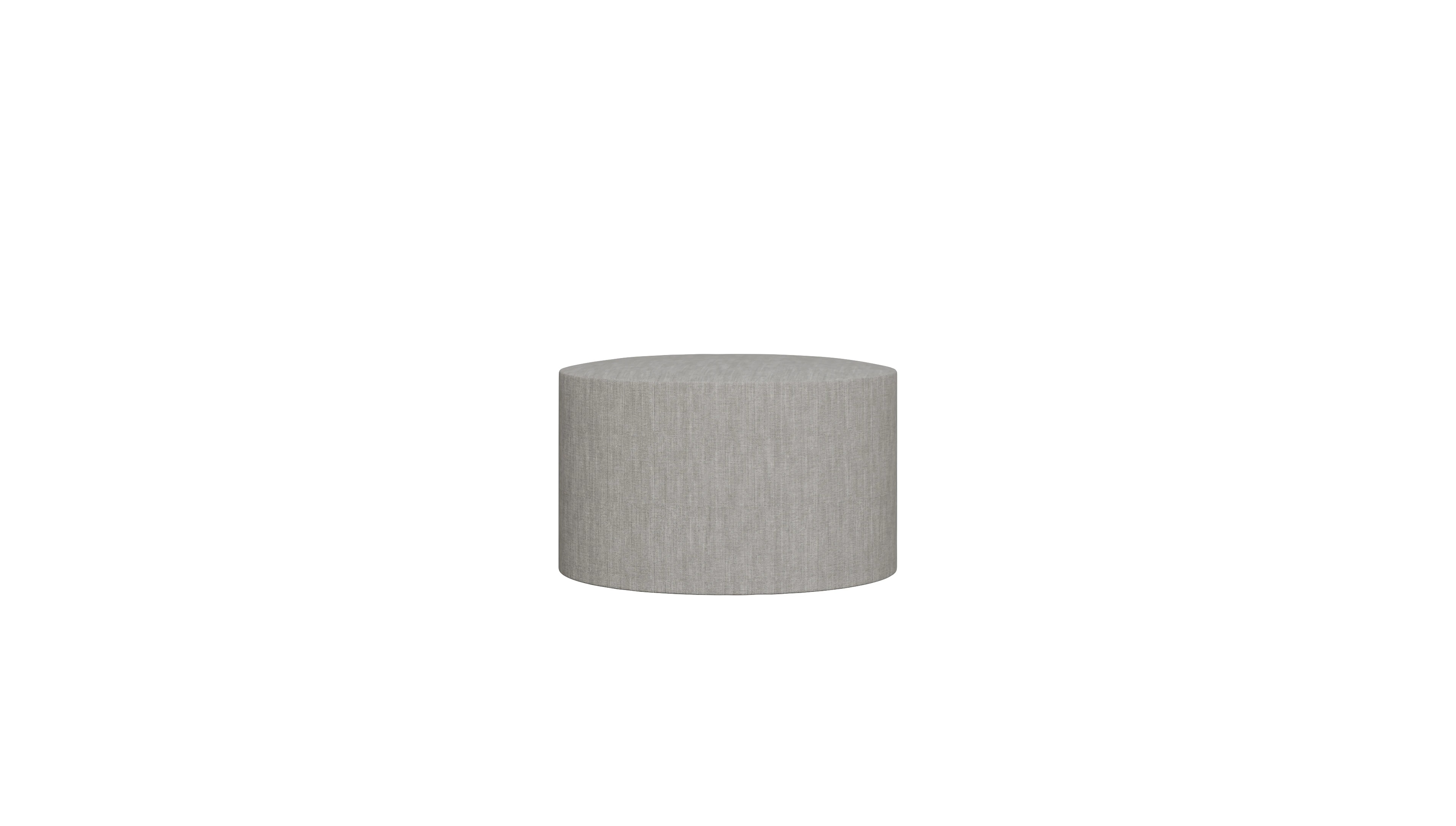 Ansicht des Produktes Girando Hocker in Stoff beige