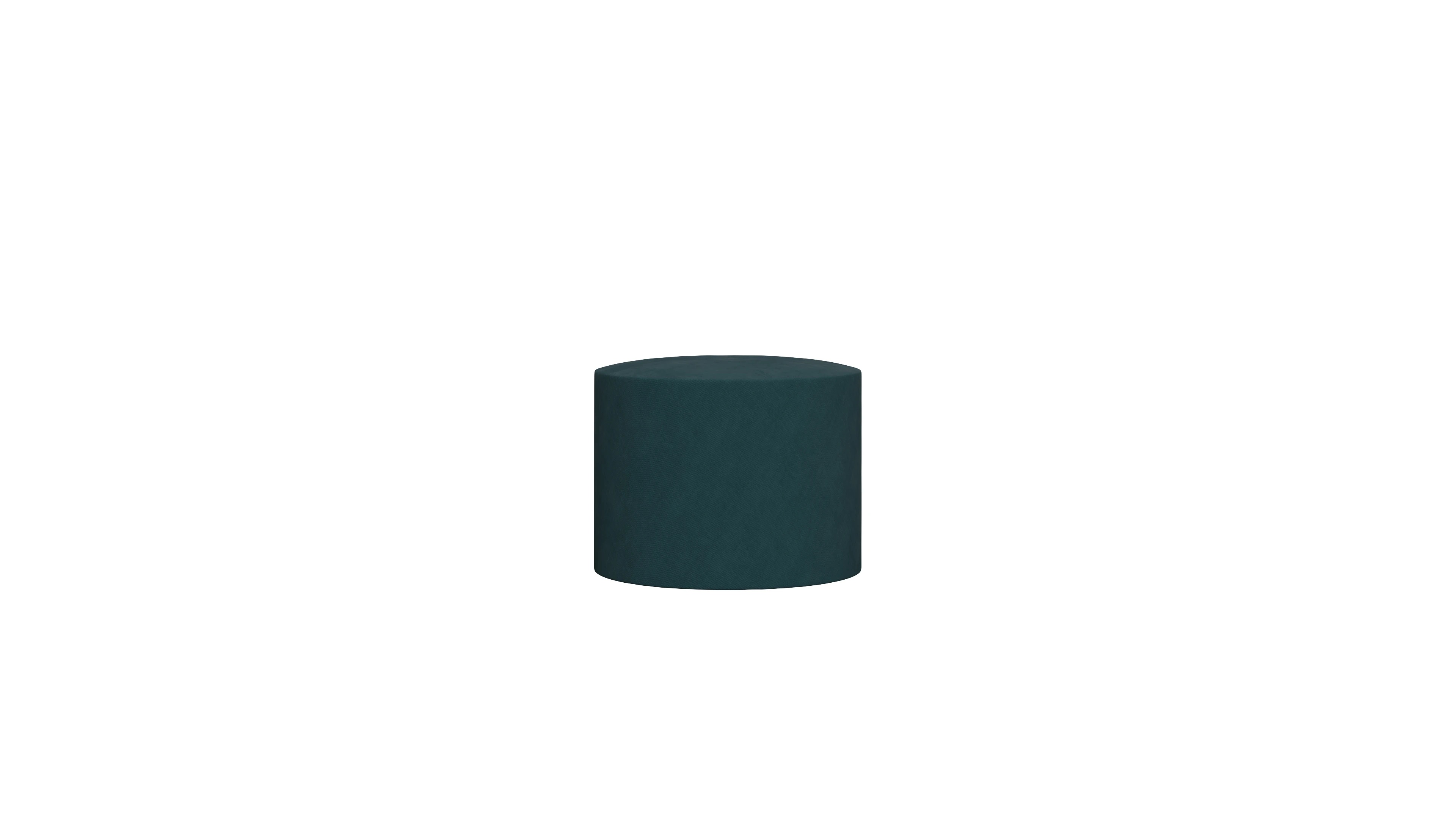 Ansicht des Produktes Girando Hocker in Stoff blau
