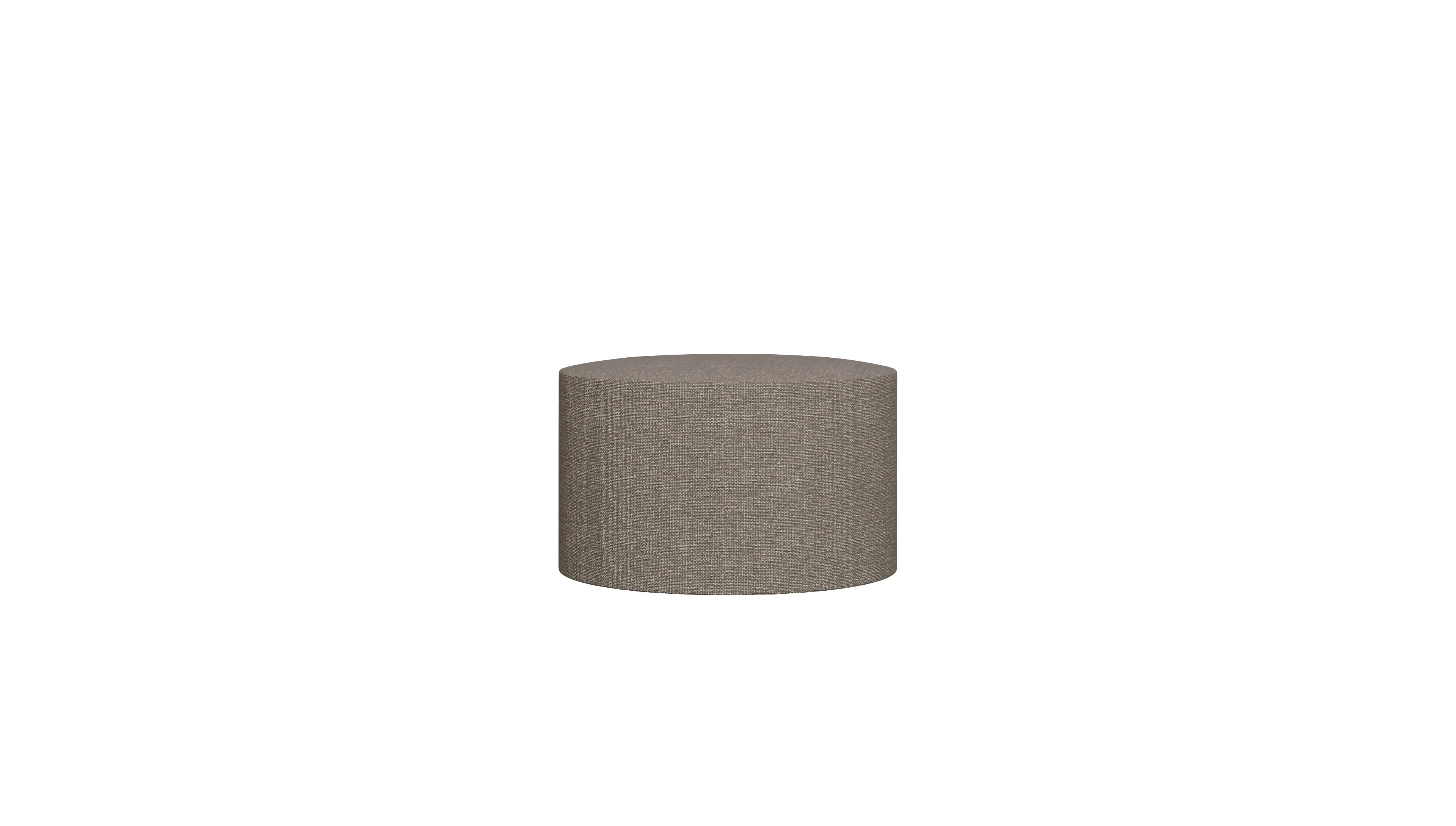 Ansicht des Produktes Girando Hocker in Stoff beige