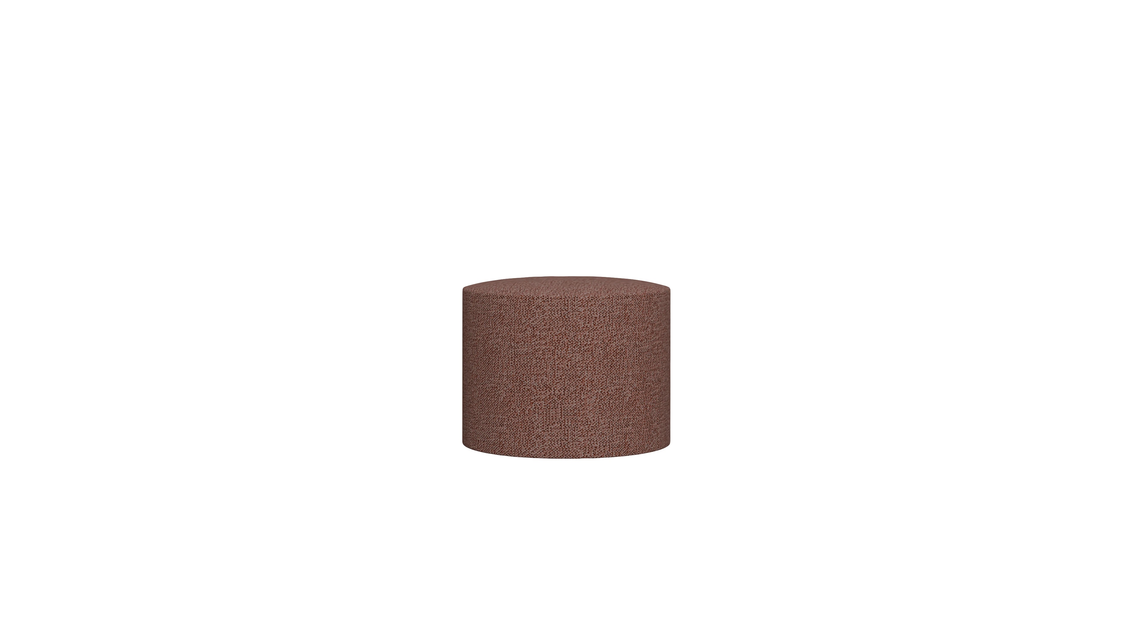 Ansicht des Produktes Girando Hocker in Stoff rot