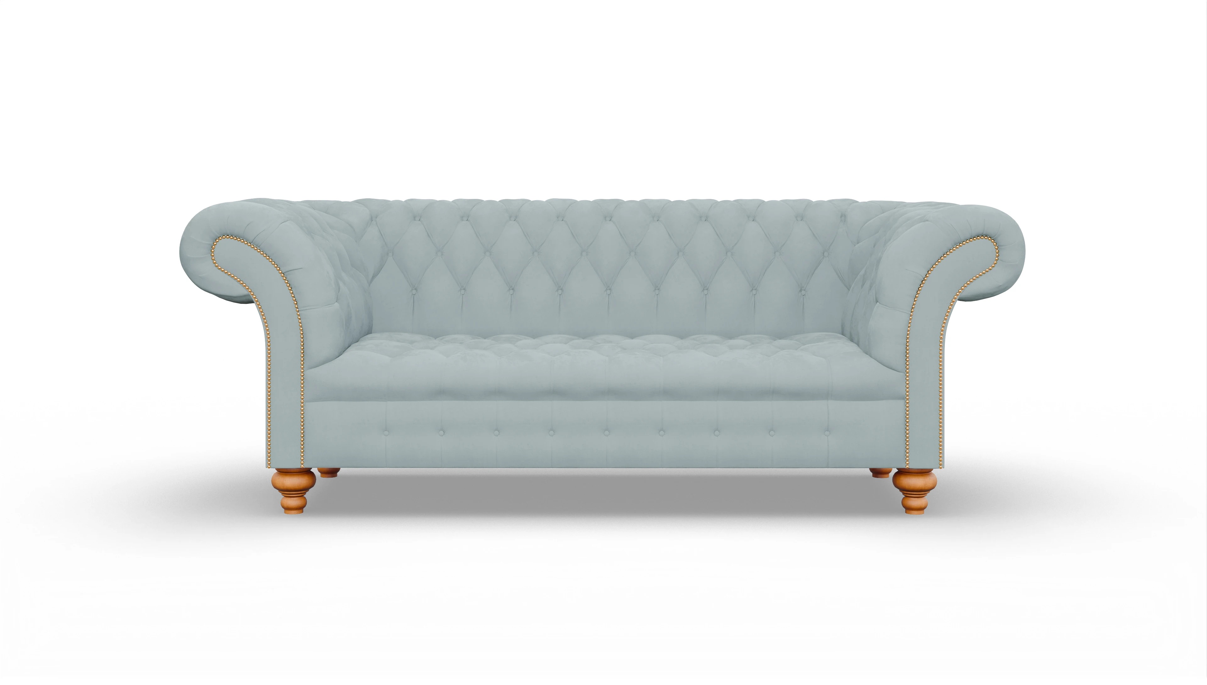 Ansicht des Produktes Mayfair 3-Sitzer in Samt blau