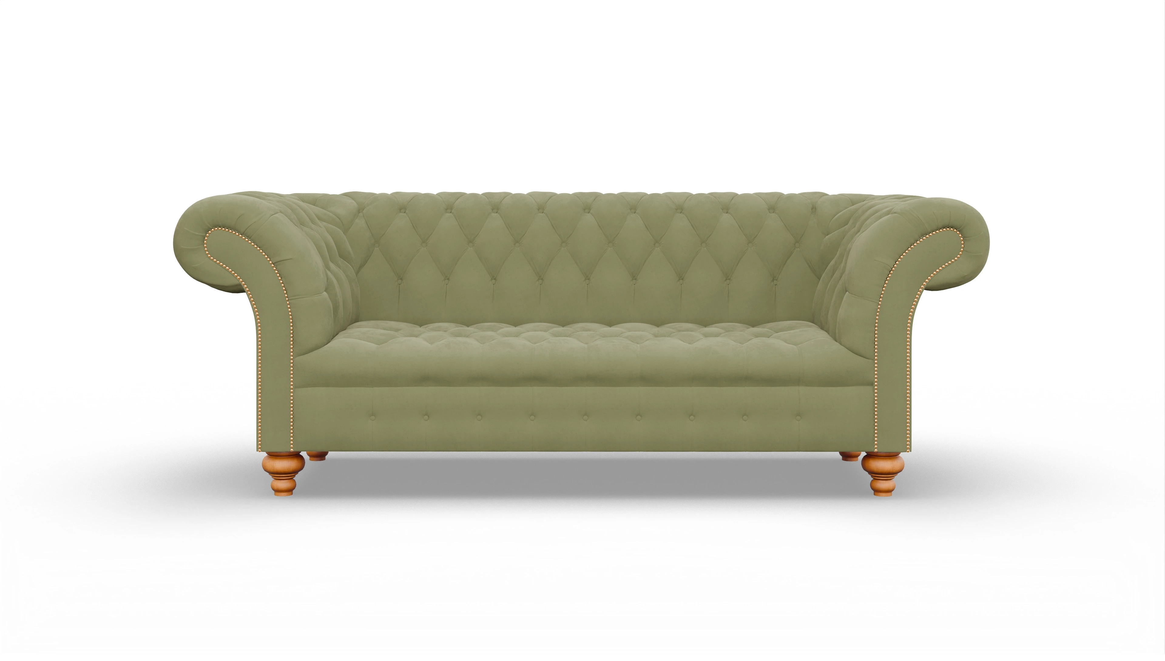 Ansicht des Produktes Mayfair 3-Sitzer in Samt grün