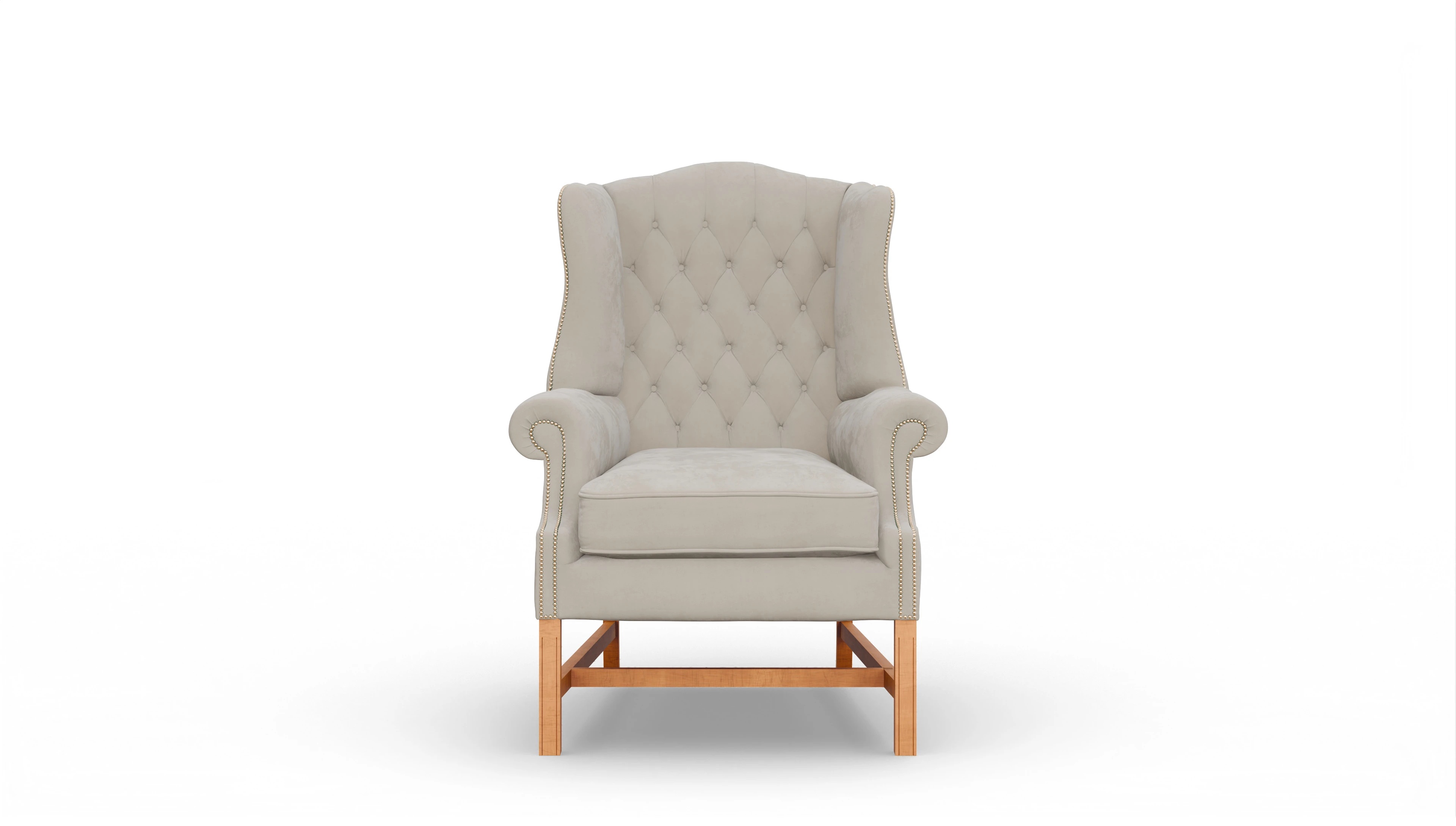 Ansicht des Produktes Winston Sessel in Samt beige