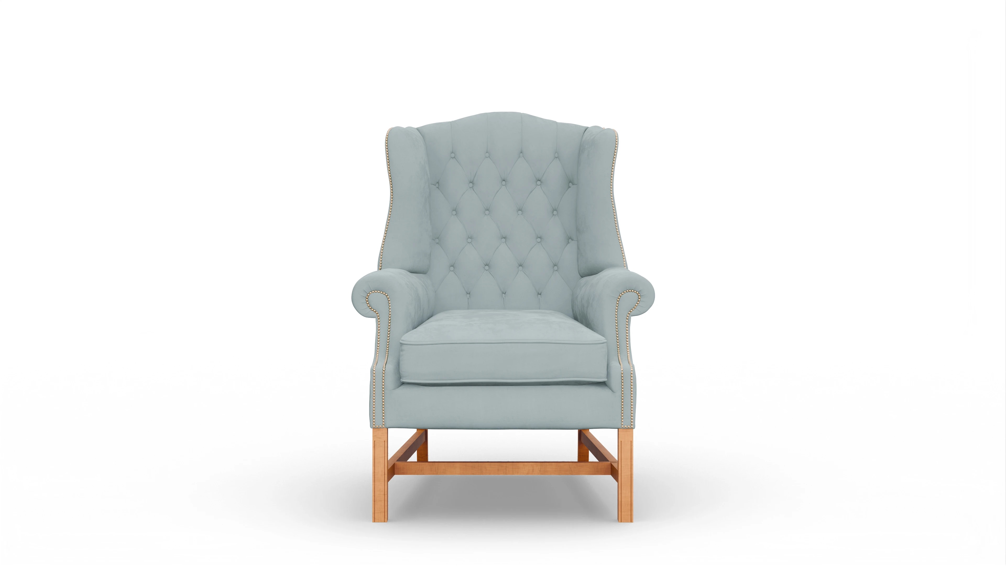 Ansicht des Produktes Winston Sessel in Samt blau