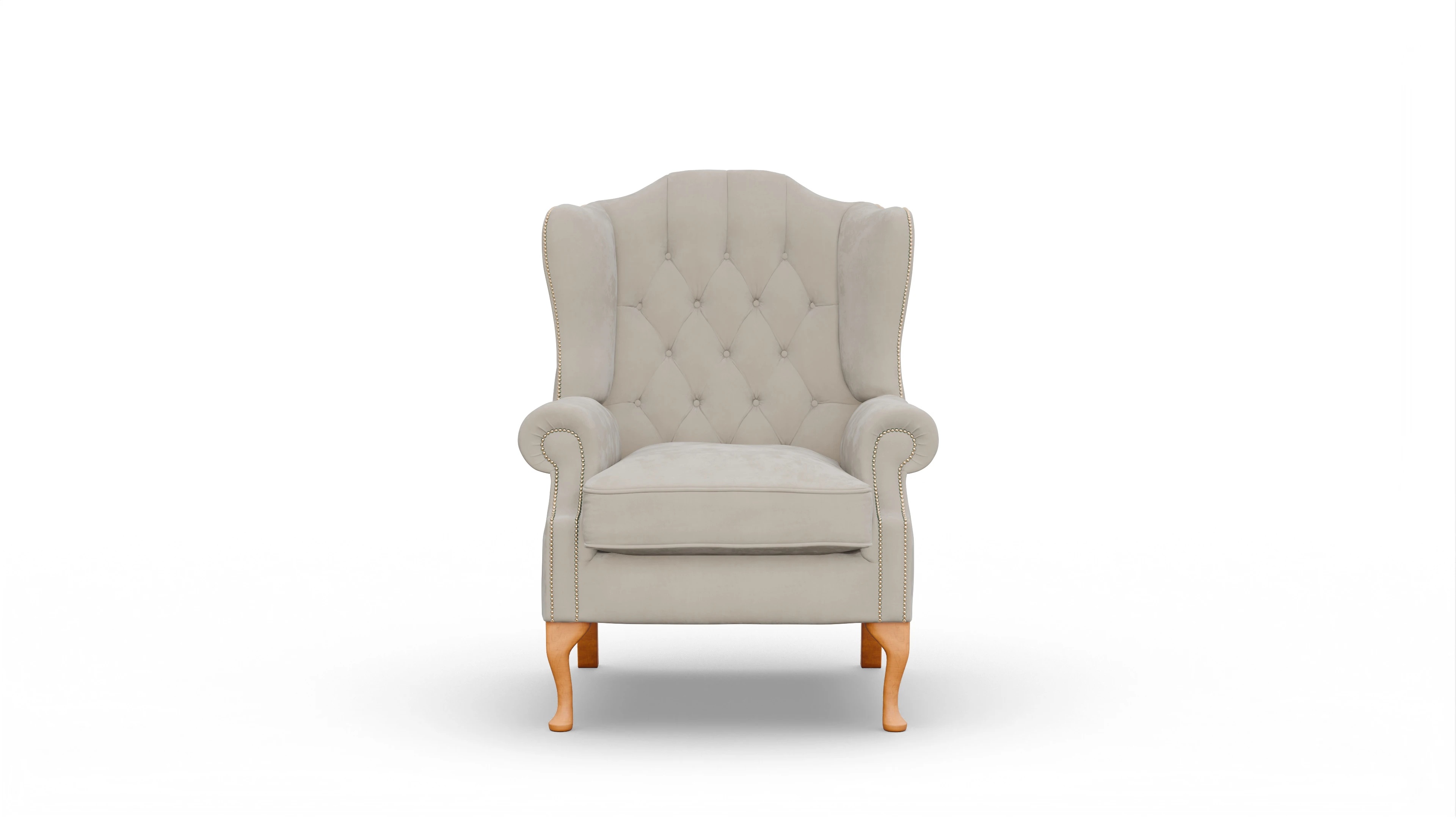 Ansicht des Produktes Brighton Sessel in Samt beige