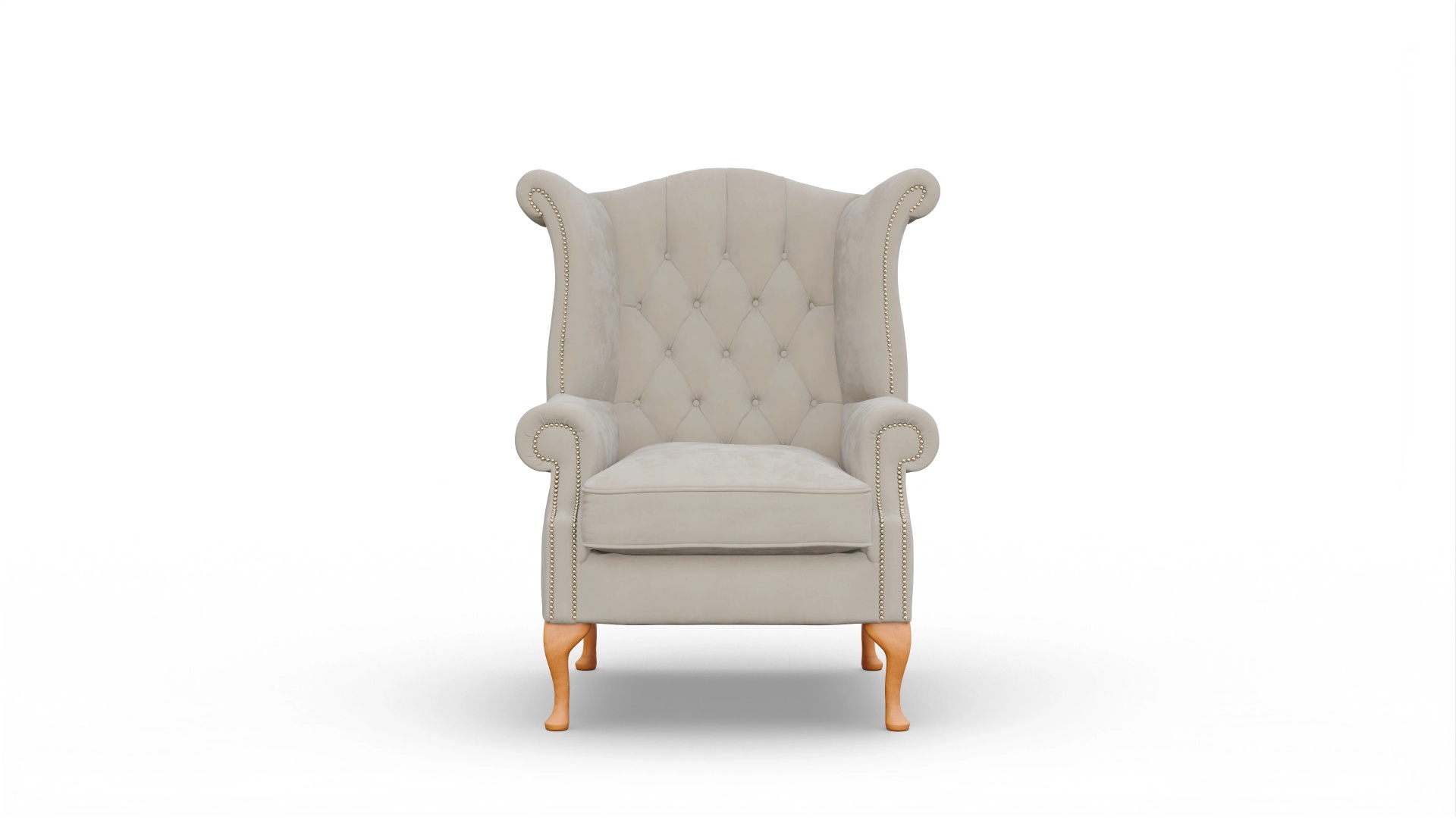 Ansicht des Produktes Crawford Sessel in Samt beige