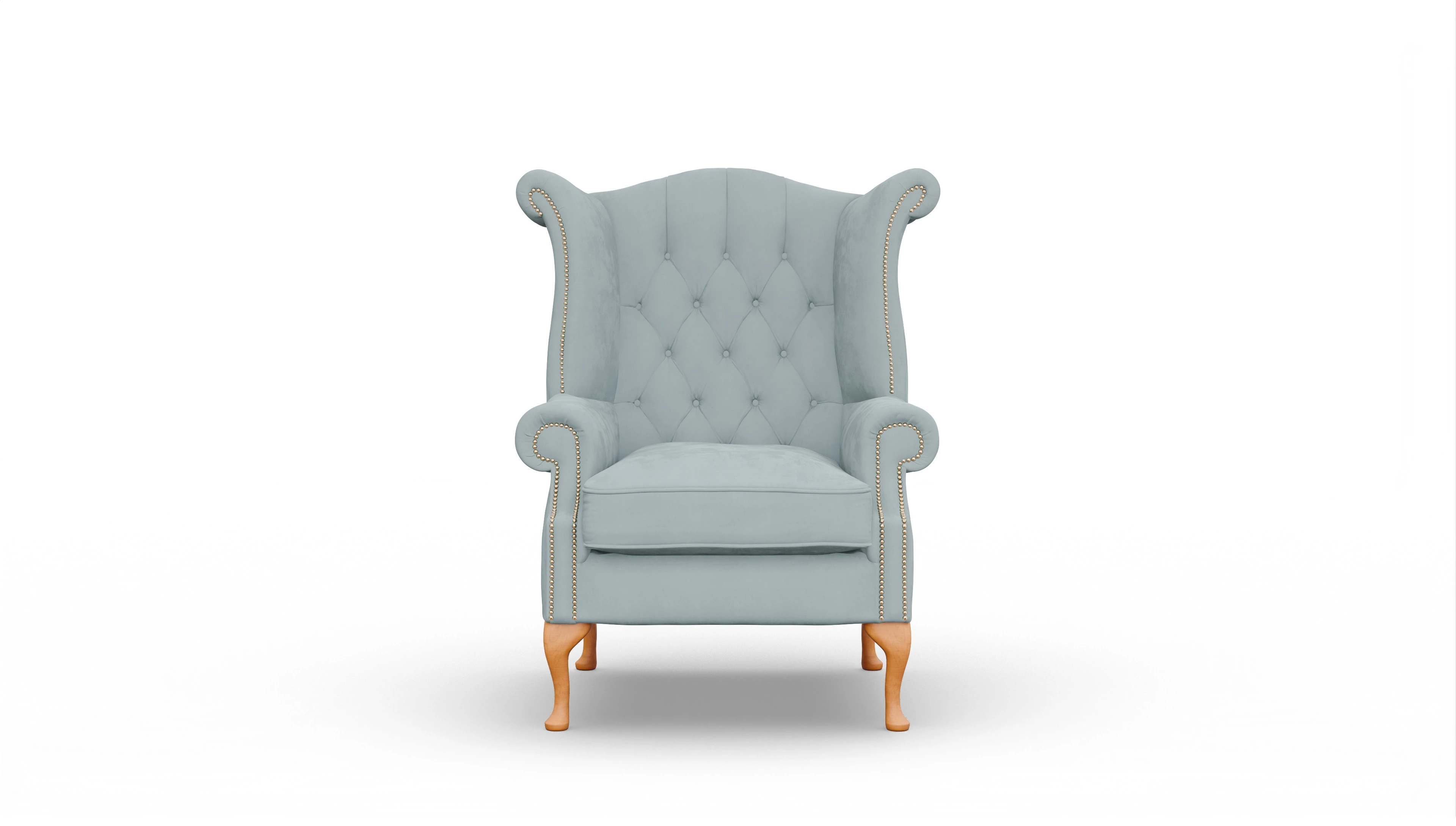 Ansicht des Produktes Crawford Sessel in Samt blau