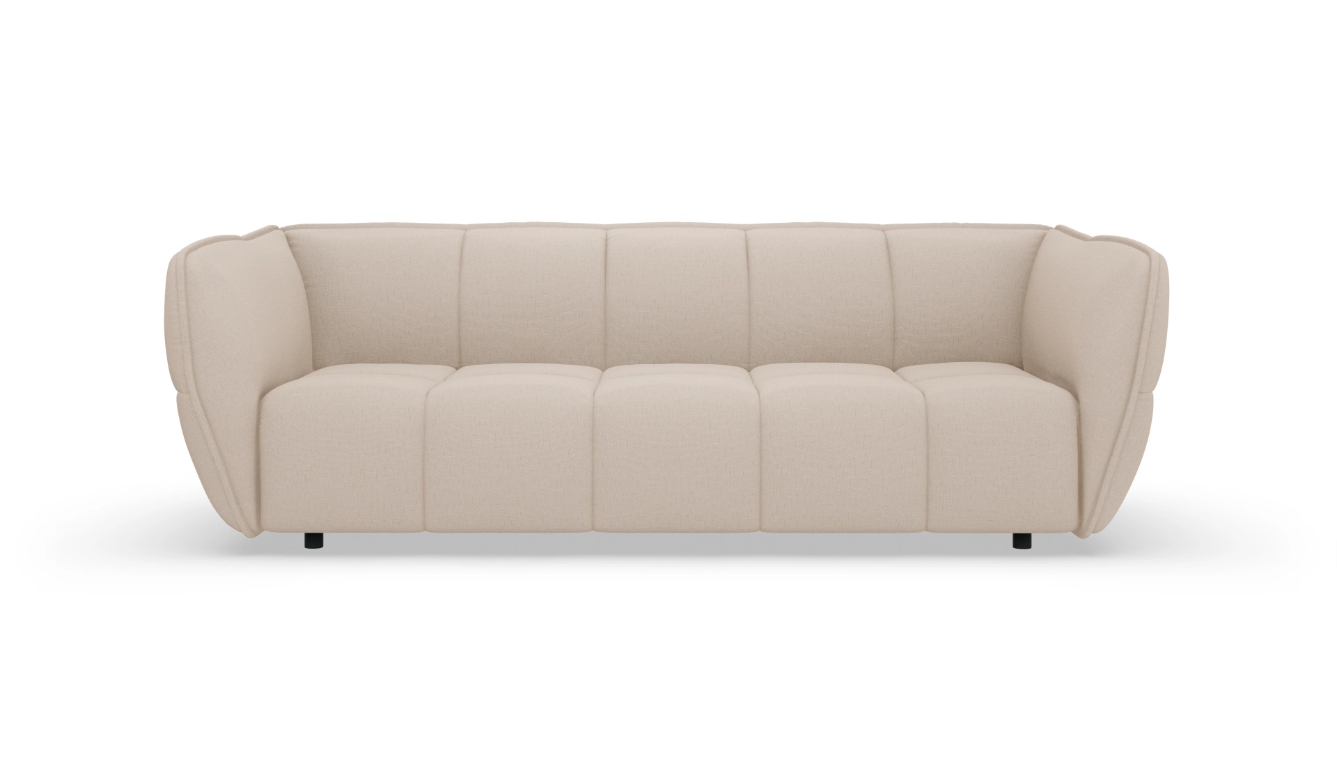 Stoffsofa Klyne Ansicht des Produktes Klyne 3-Sitzer in Stoff