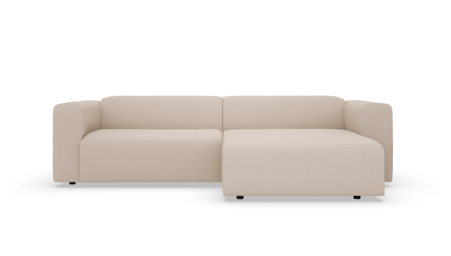 Ansicht des Produktes Olsen Sofa mit Rec rechts in Stoff