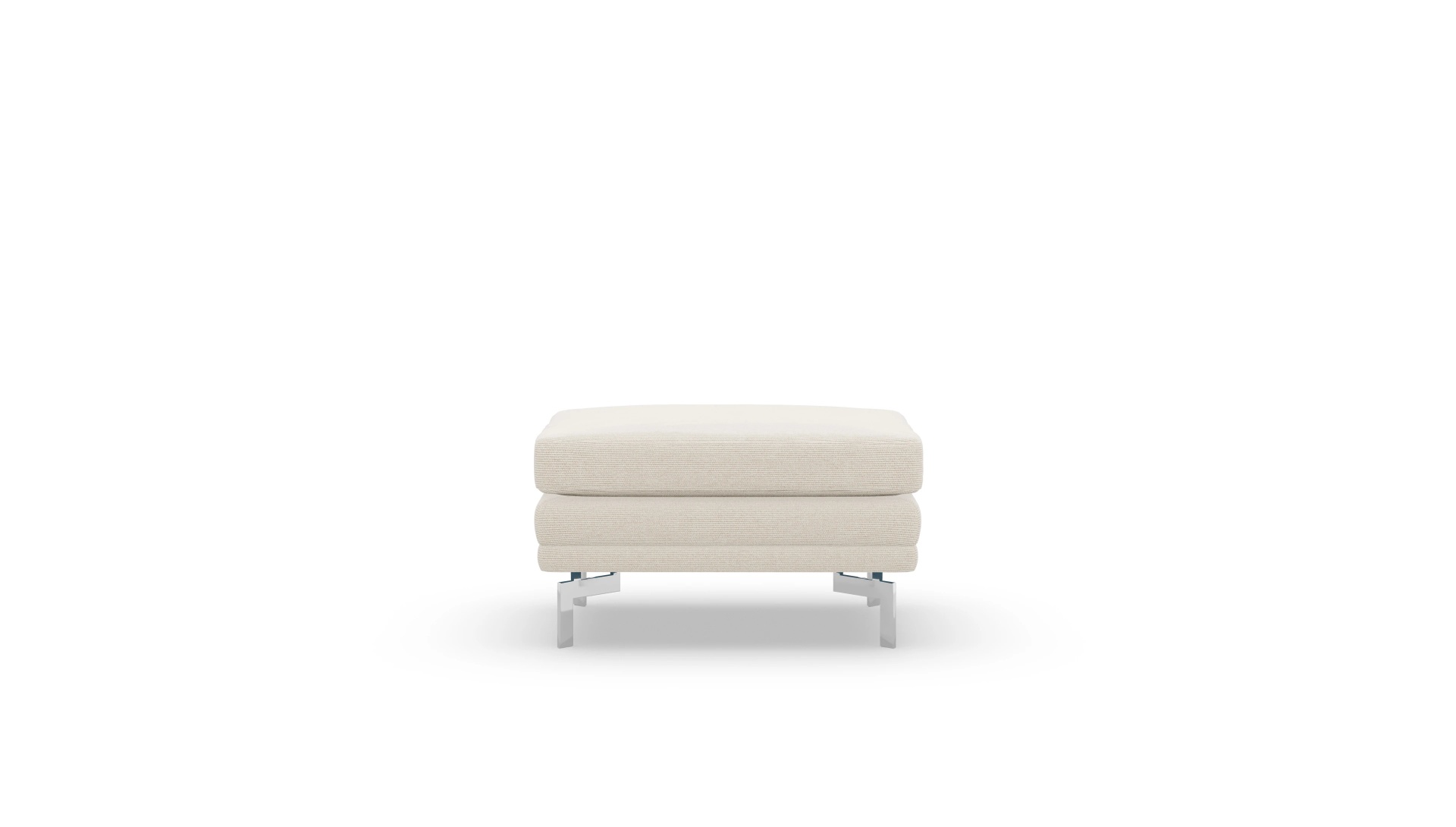 Lexington Stoffhocker Ansicht des Produktes Lexington Hocker in Stoff weiß