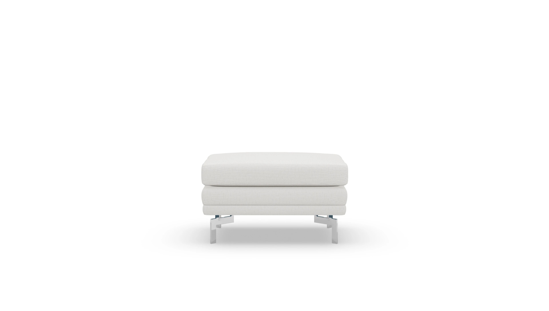 Lexington Stoffhocker Ansicht des Produktes Lexington Hocker in Stoff weiß