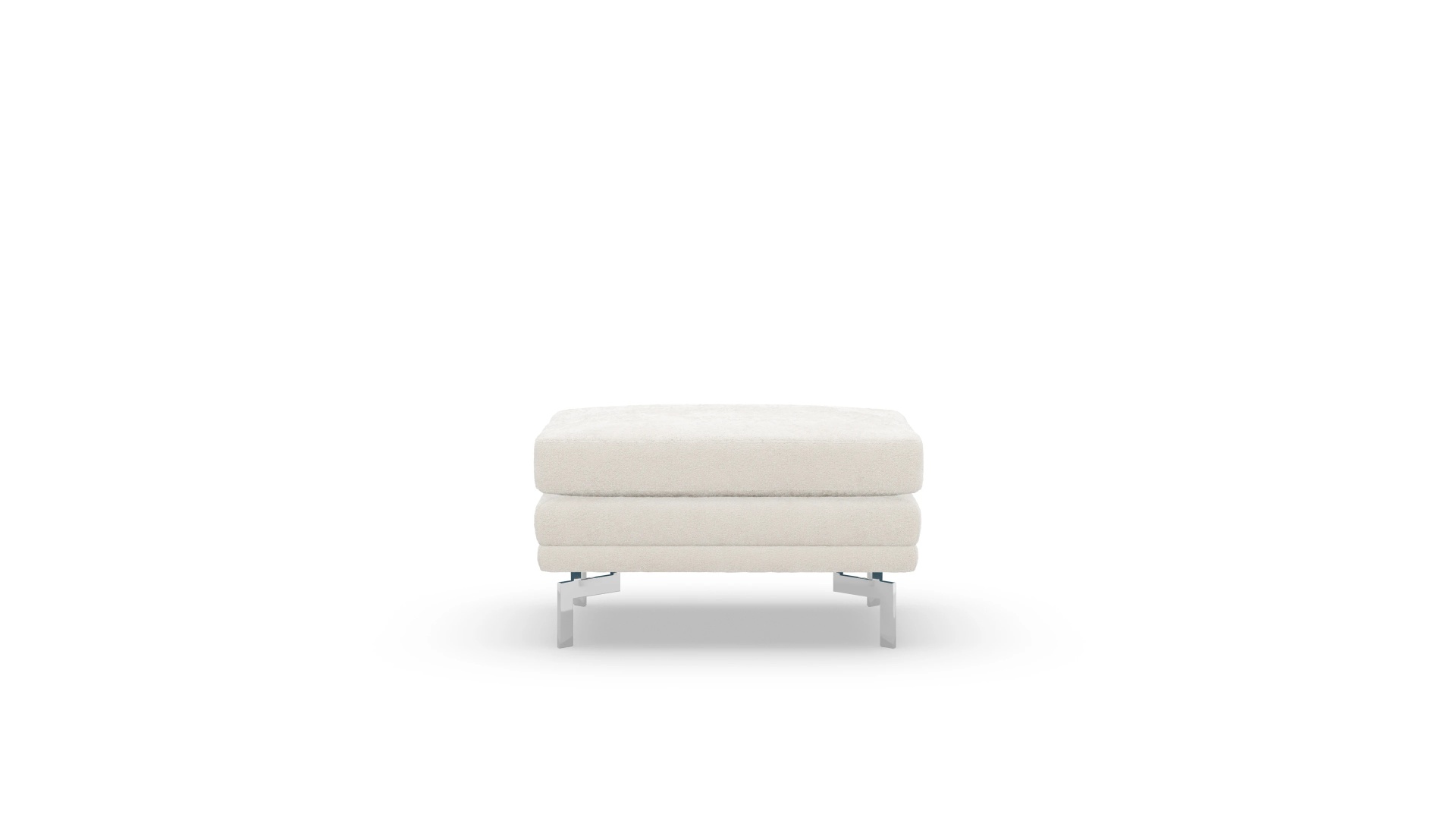 Lexington Stoffhocker Ansicht des Produktes Lexington Hocker in Stoff weiß