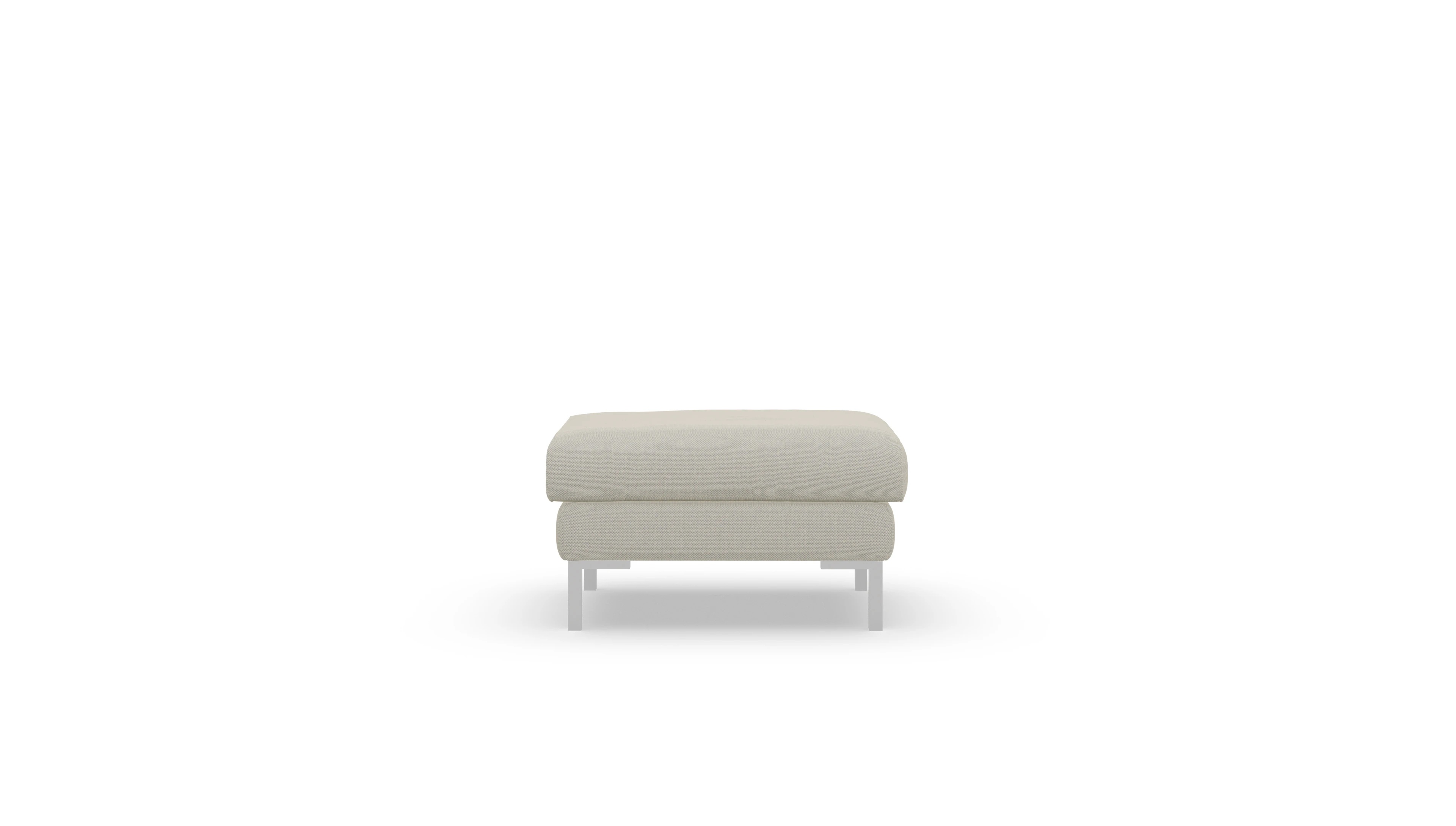 Ansicht des Produktes Jacobsen Hocker in Stoff weiß
