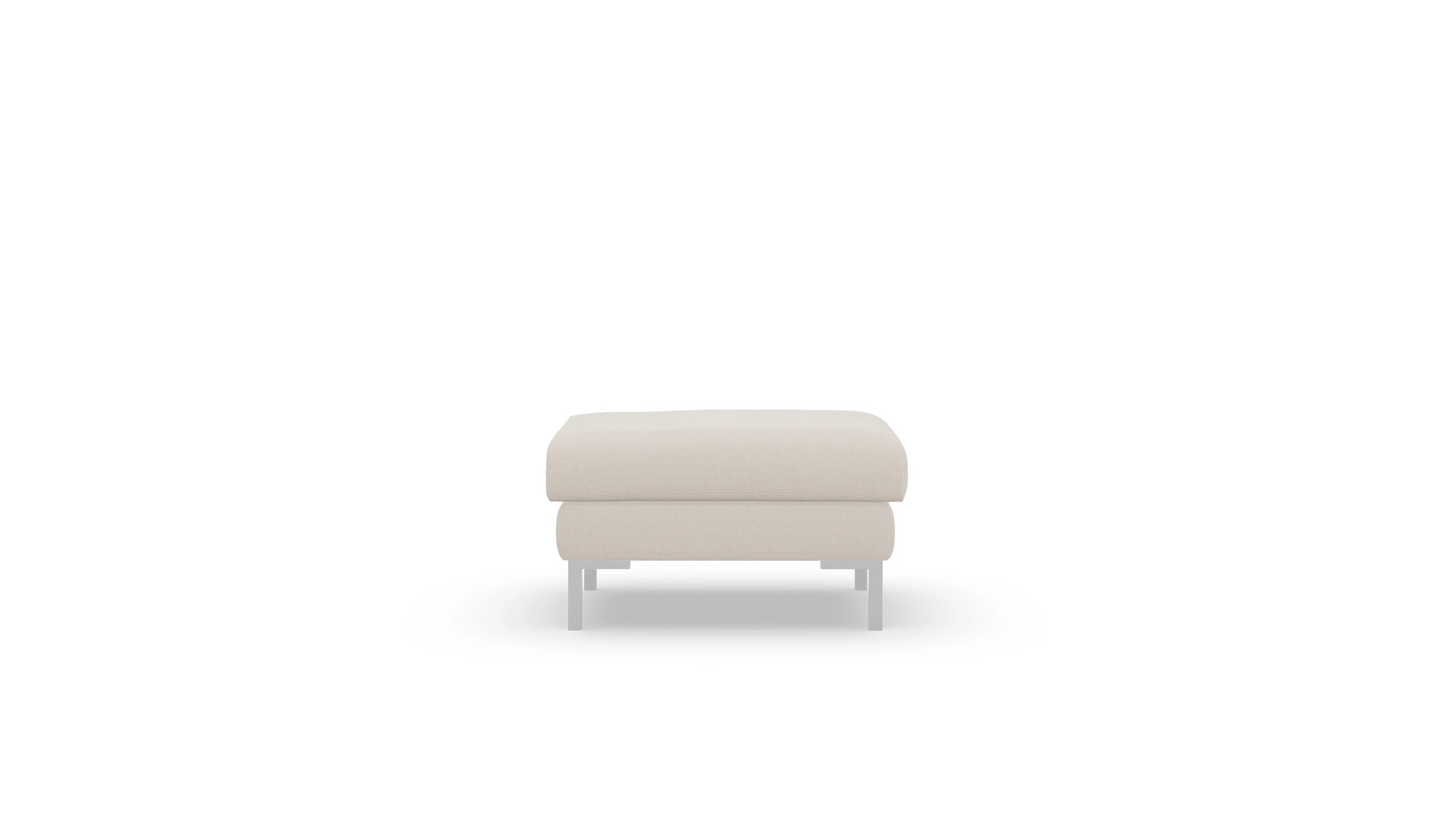 Jacobsen Stoffhocker Ansicht des Produktes Jacobsen Hocker in Stoff weiß