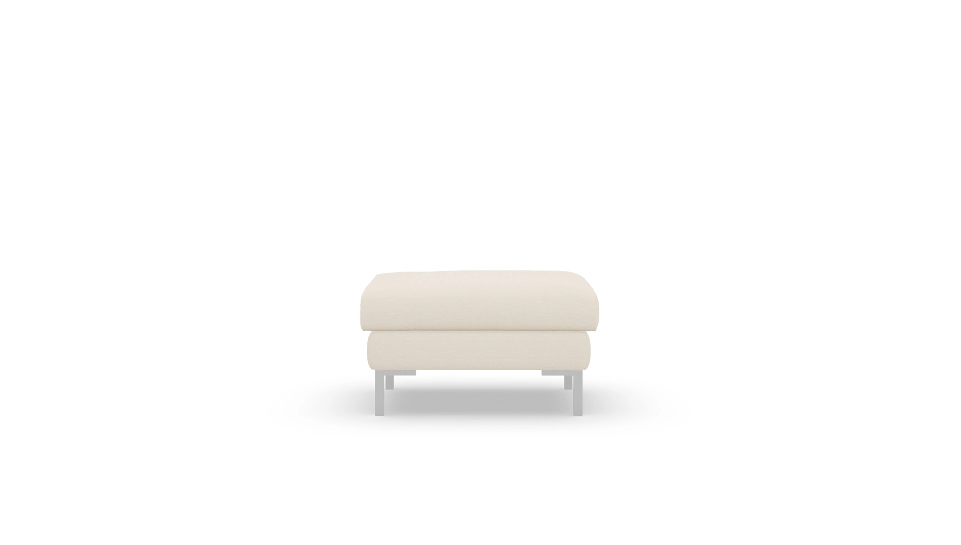 Jacobsen Stoffhocker Ansicht des Produktes Jacobsen Hocker in Stoff weiß