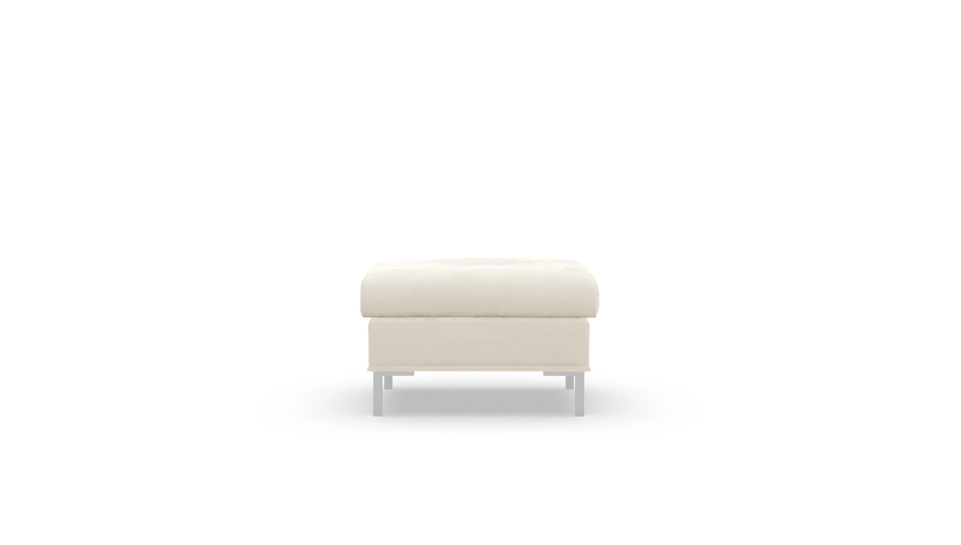 Jacobsen Hussen-Hocker Ansicht des Produktes Jacobsen Hocker in Cord weiß