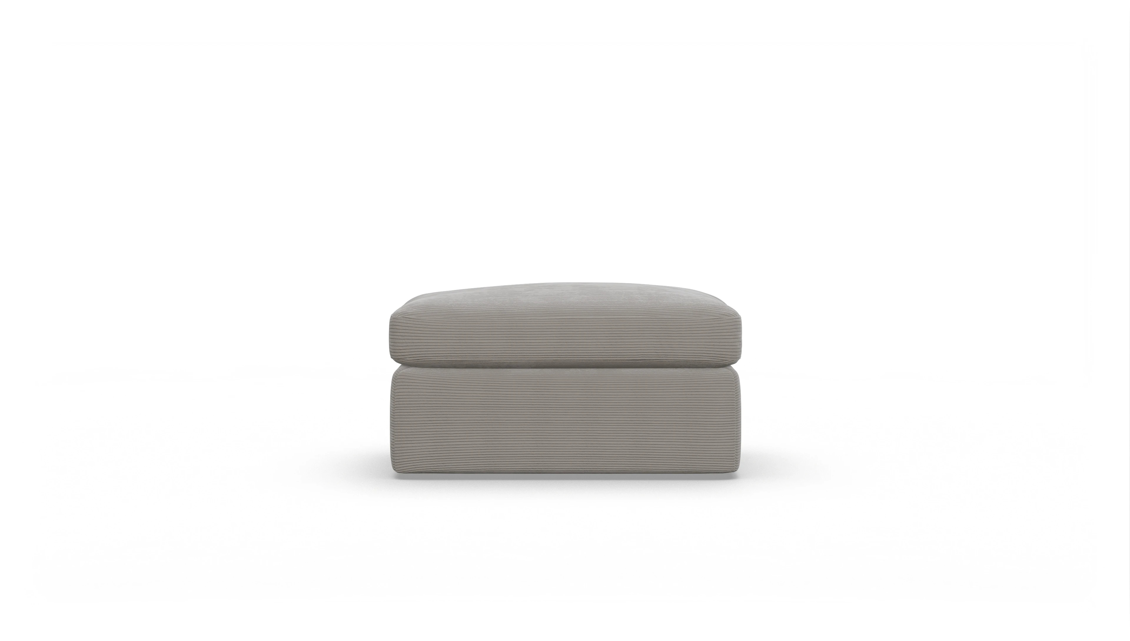 Stoffhocker groß