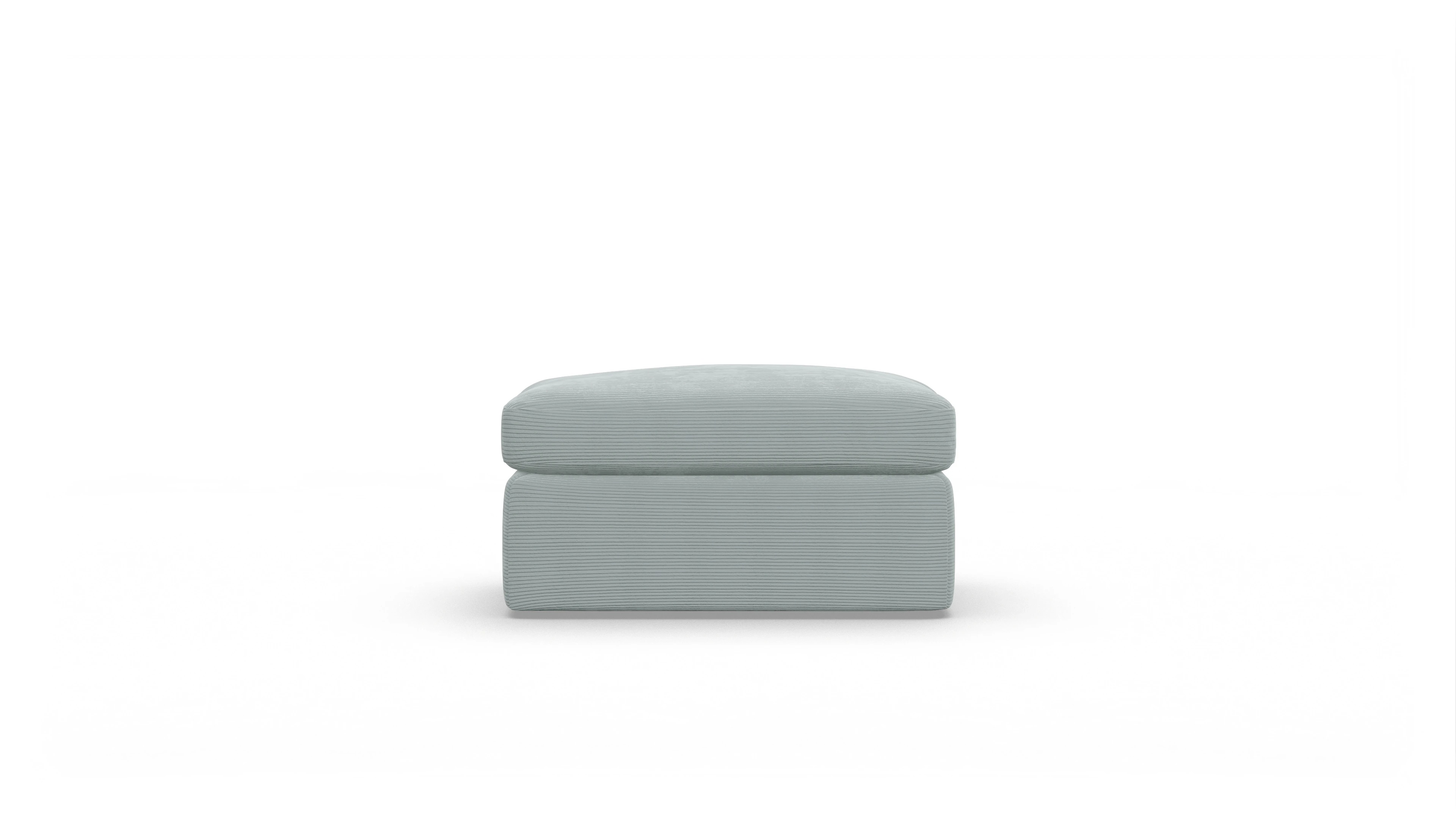 Stoffhocker groß