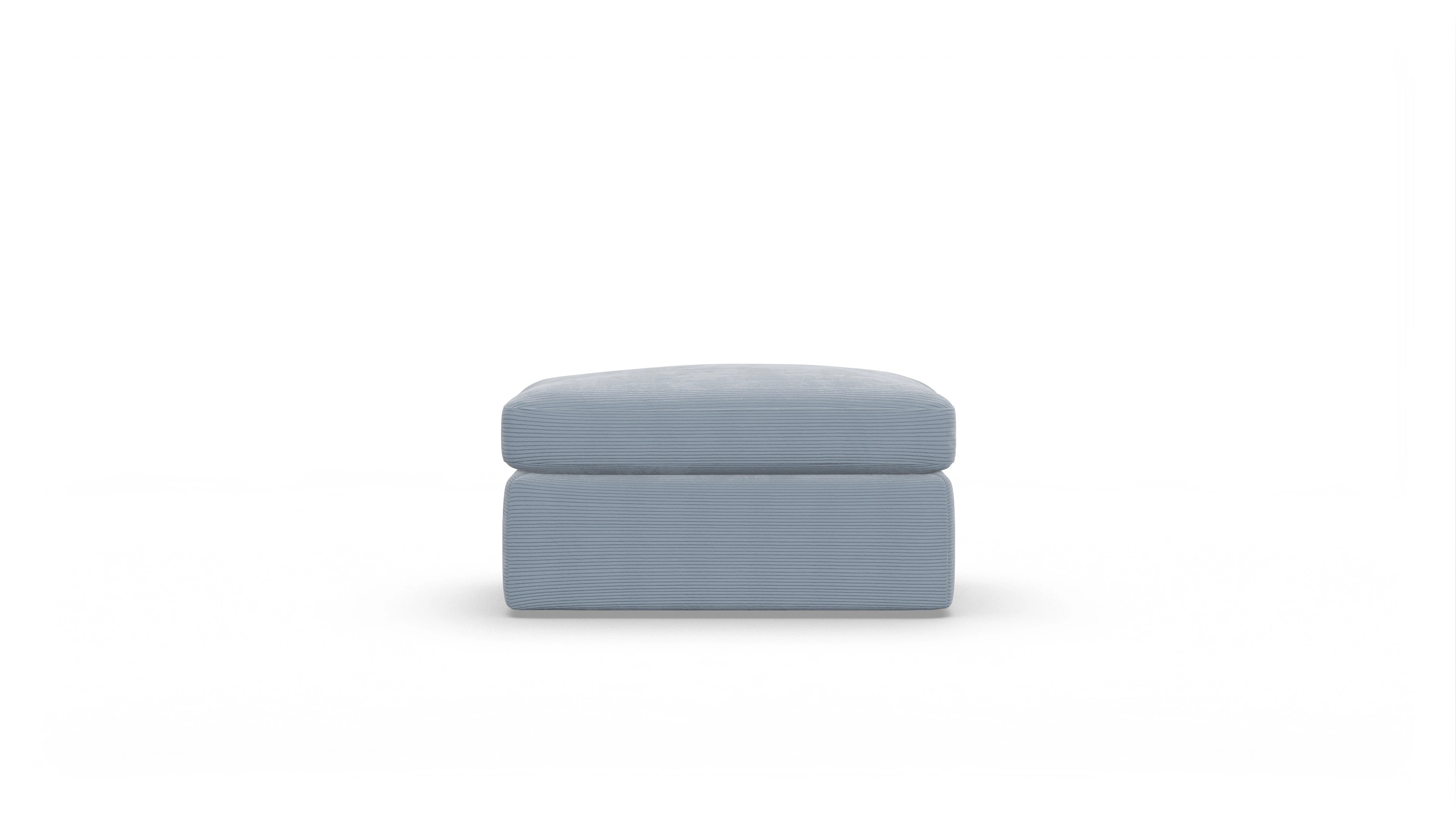 Stoffhocker groß