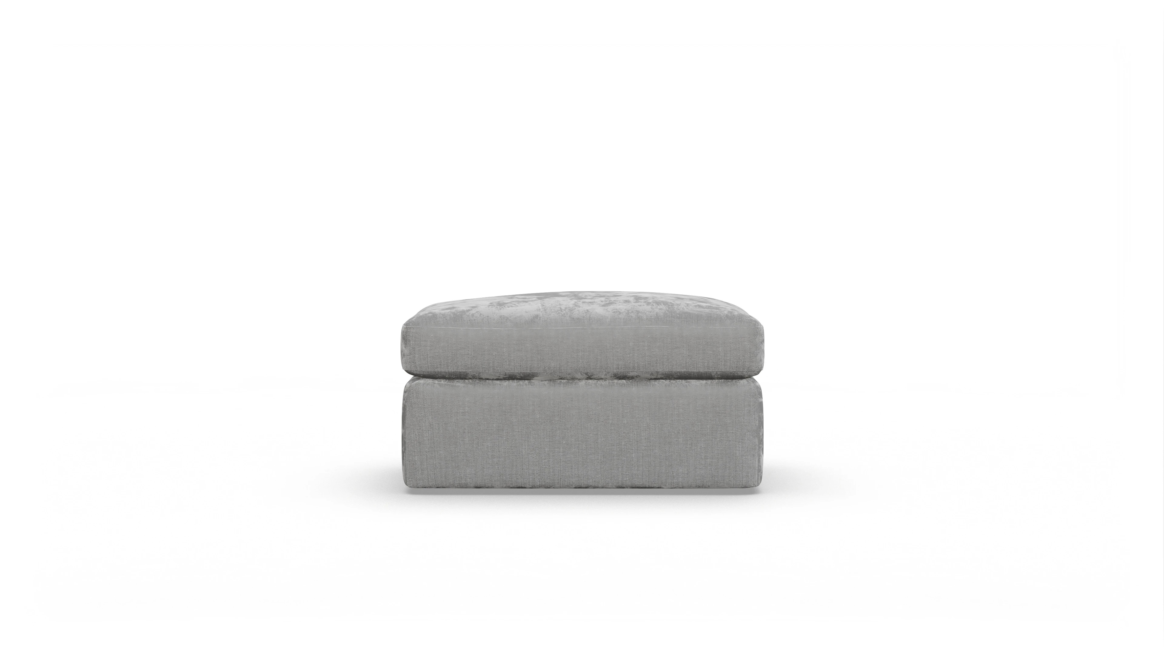 Stoffhocker groß