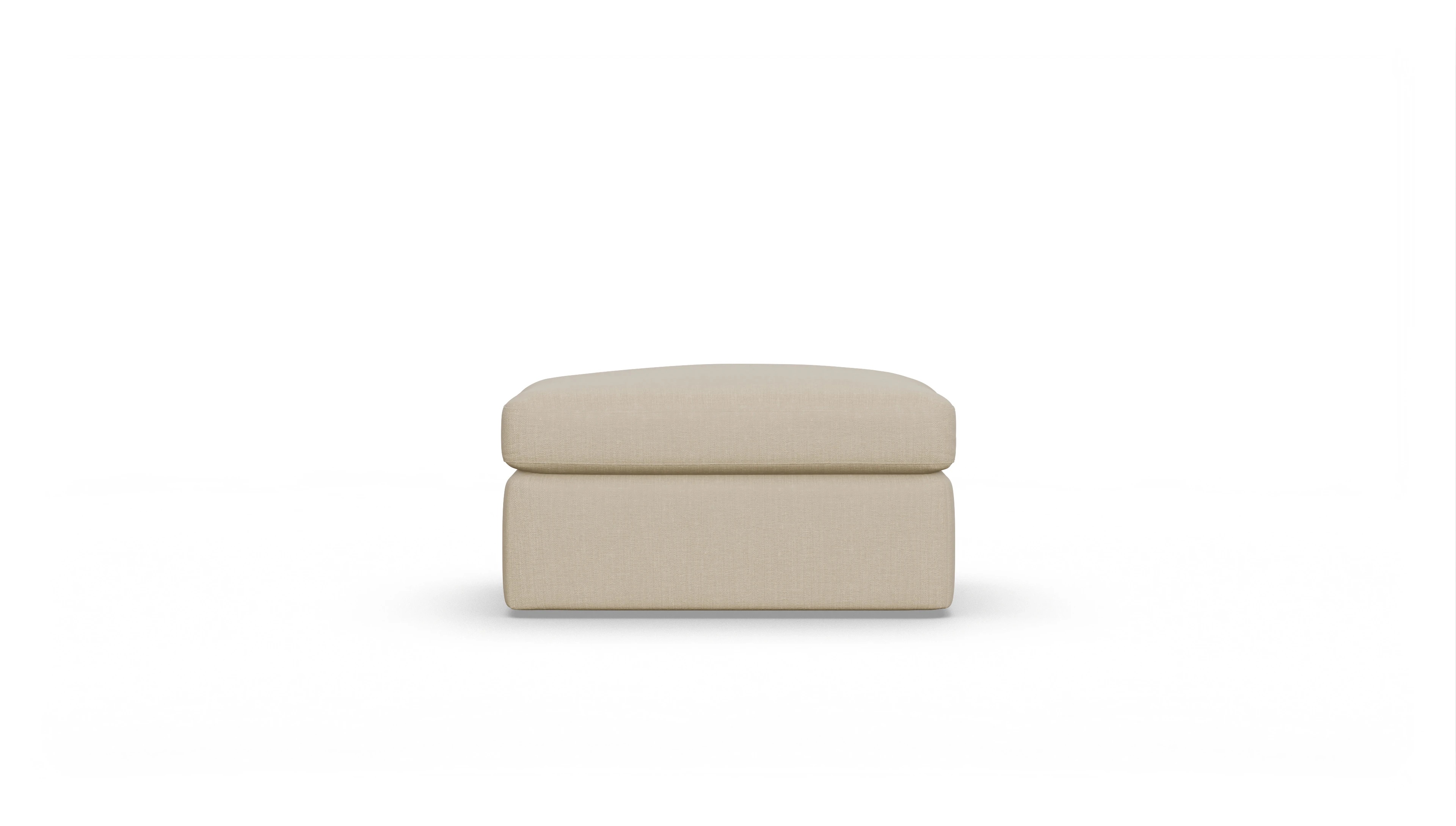 Stoffhocker groß