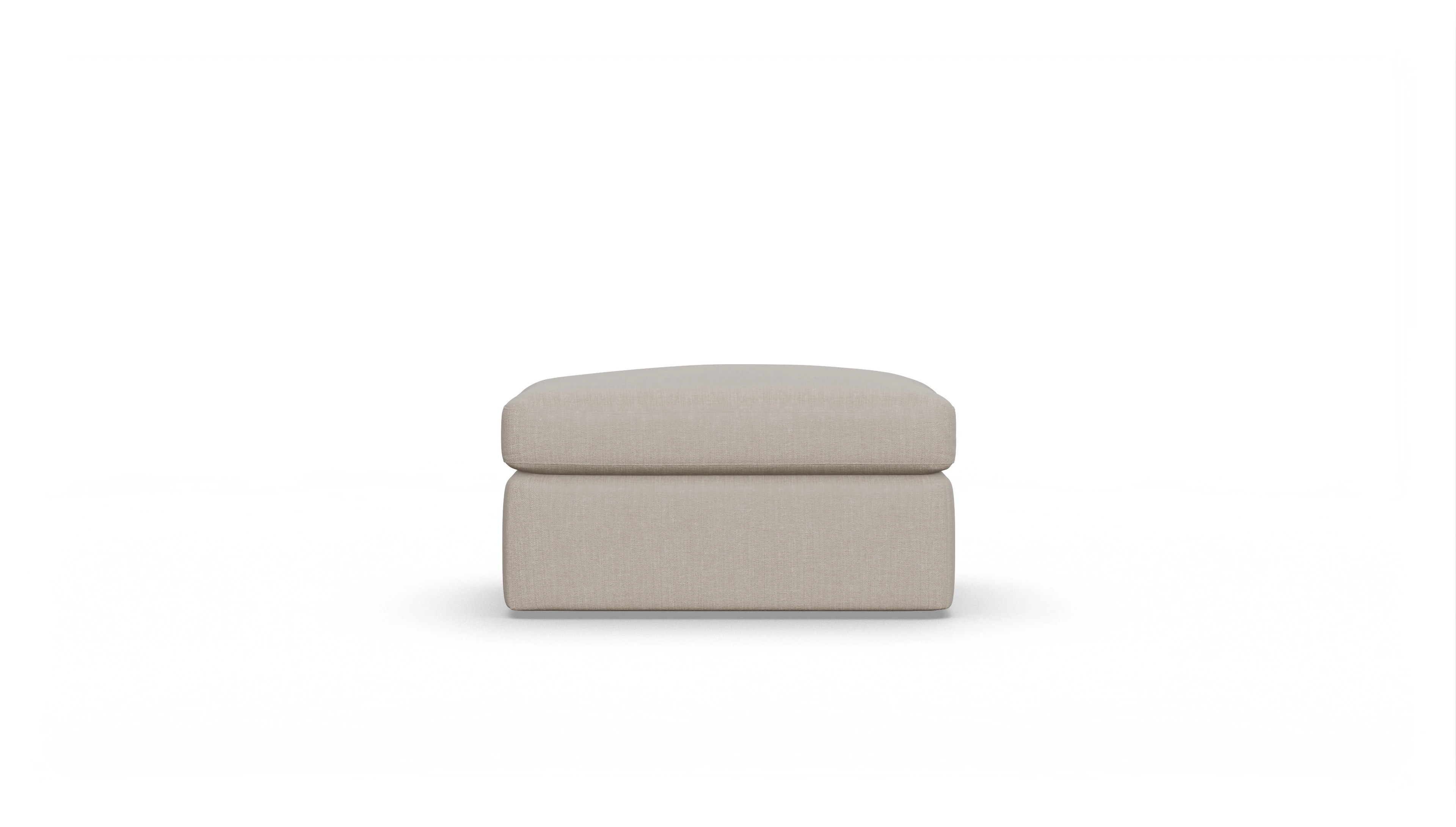 Stoffhocker groß