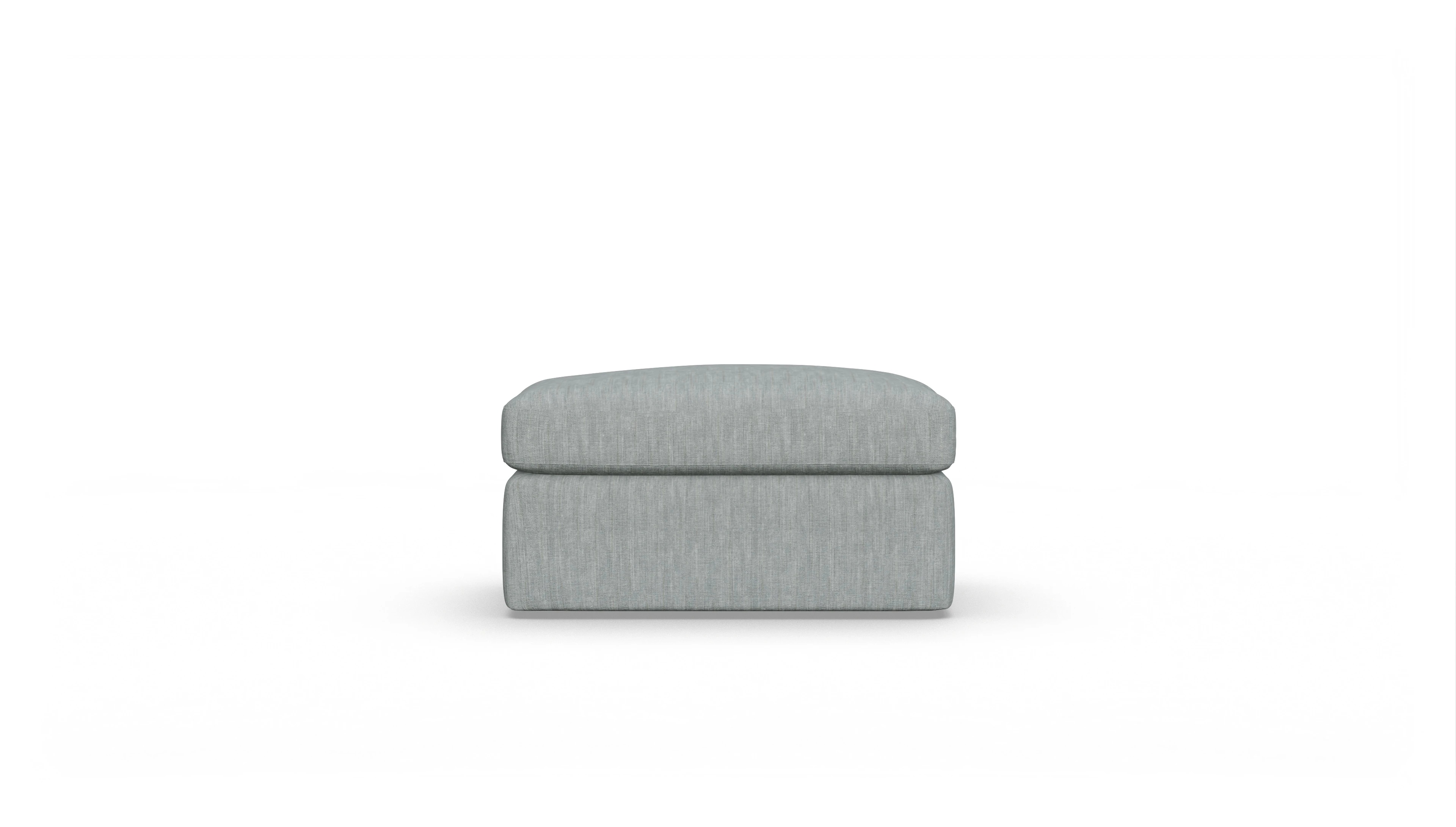 Stoffhocker groß