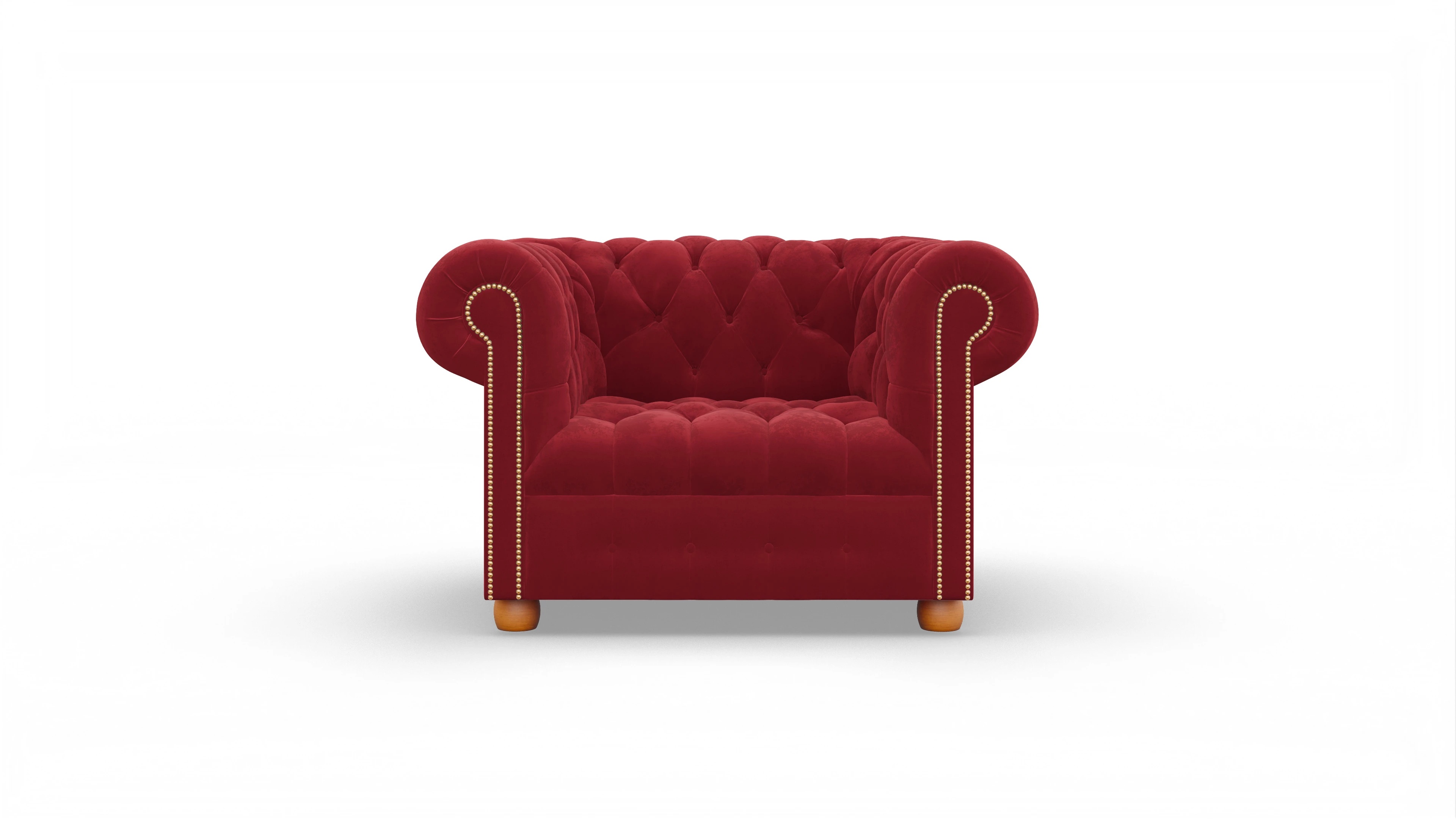 Ansicht des Produktes Bingley in Samt rot