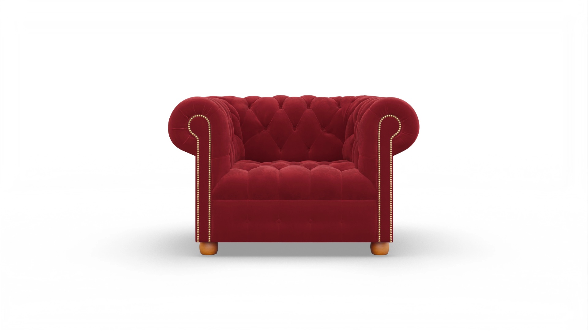 Ansicht des Produktes Bingley in Samt rot