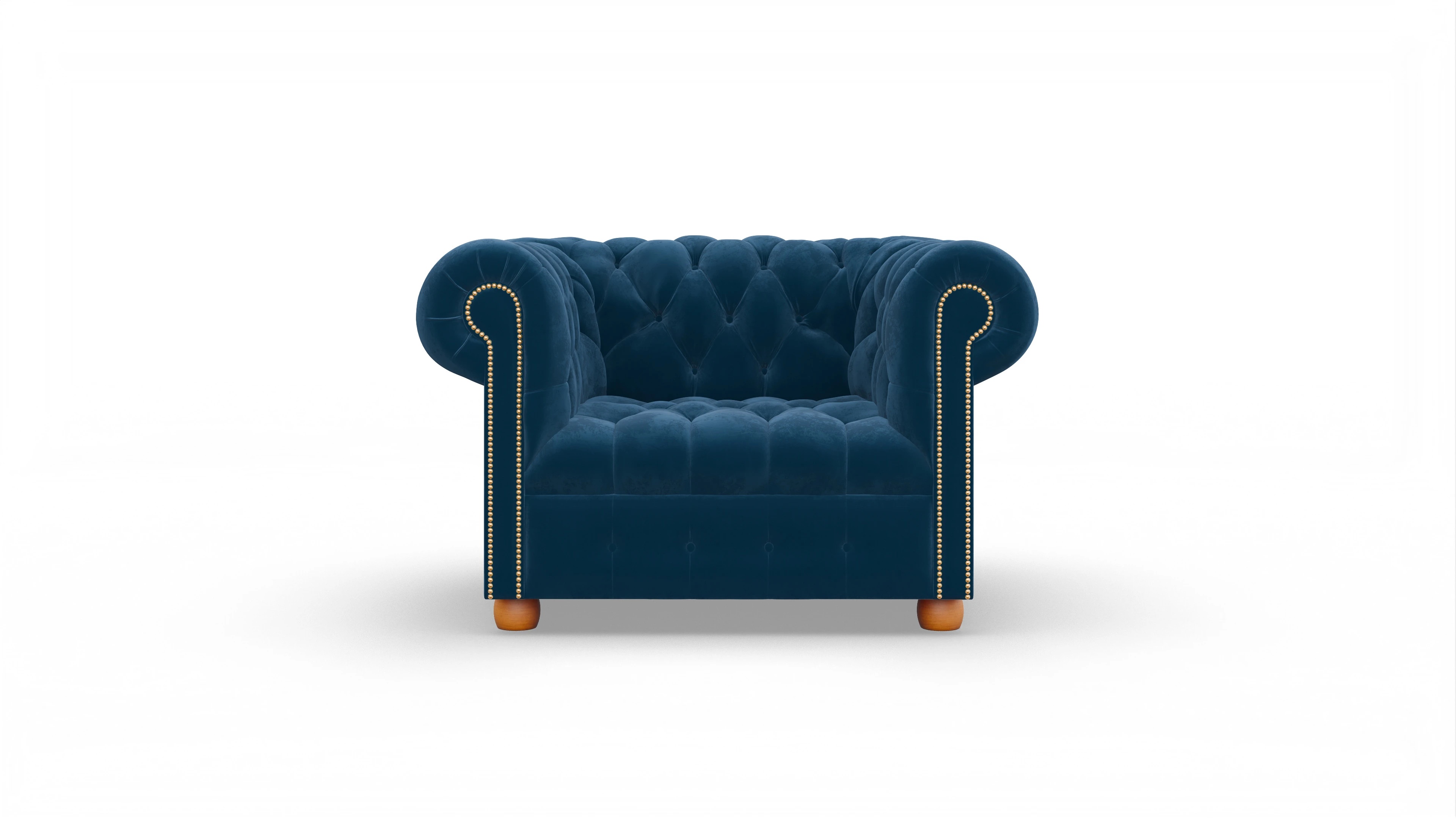 Ansicht des Produktes Bingley in Samt blau