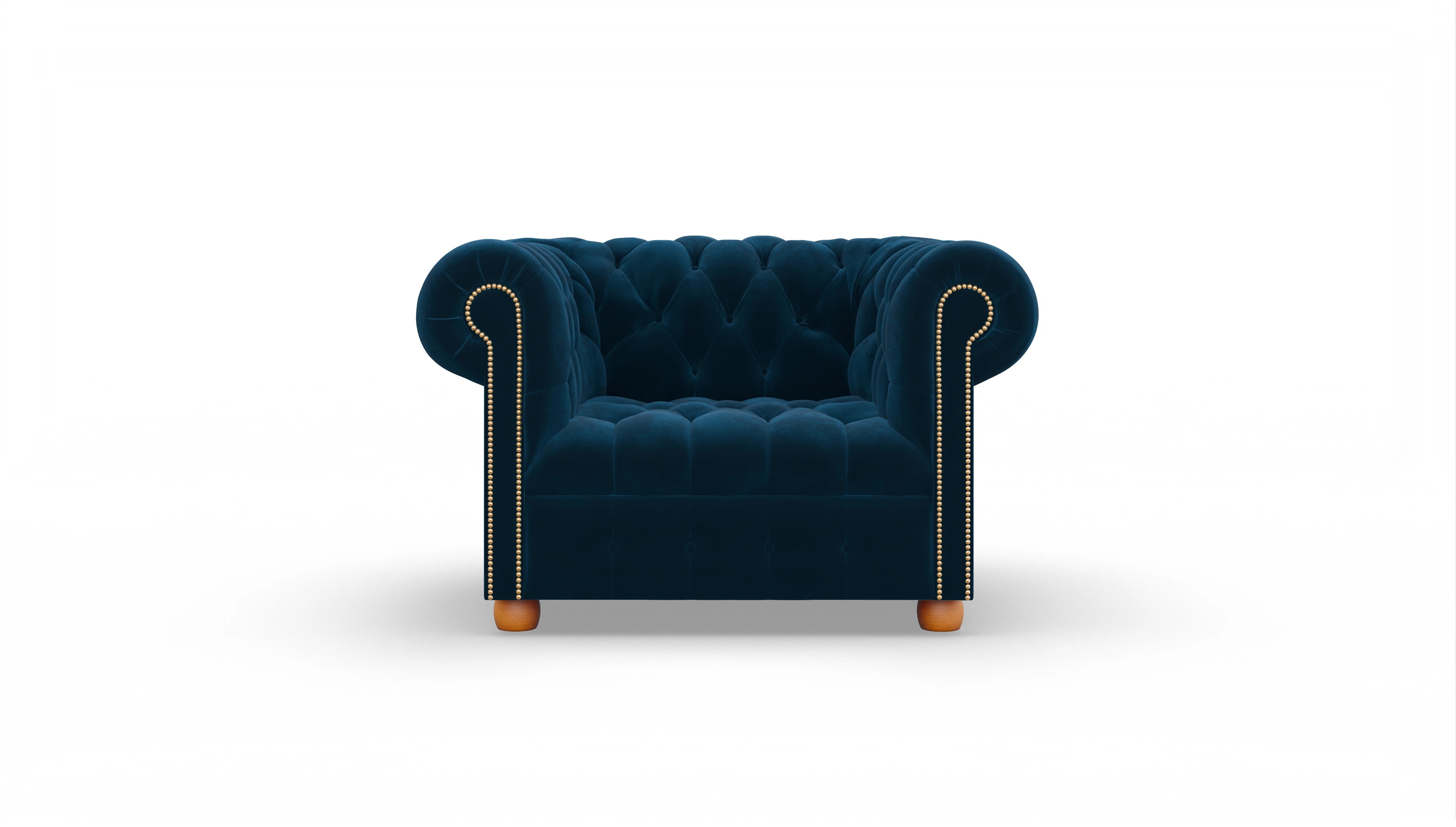 Ansicht des Produktes Bingley in Samt blau
