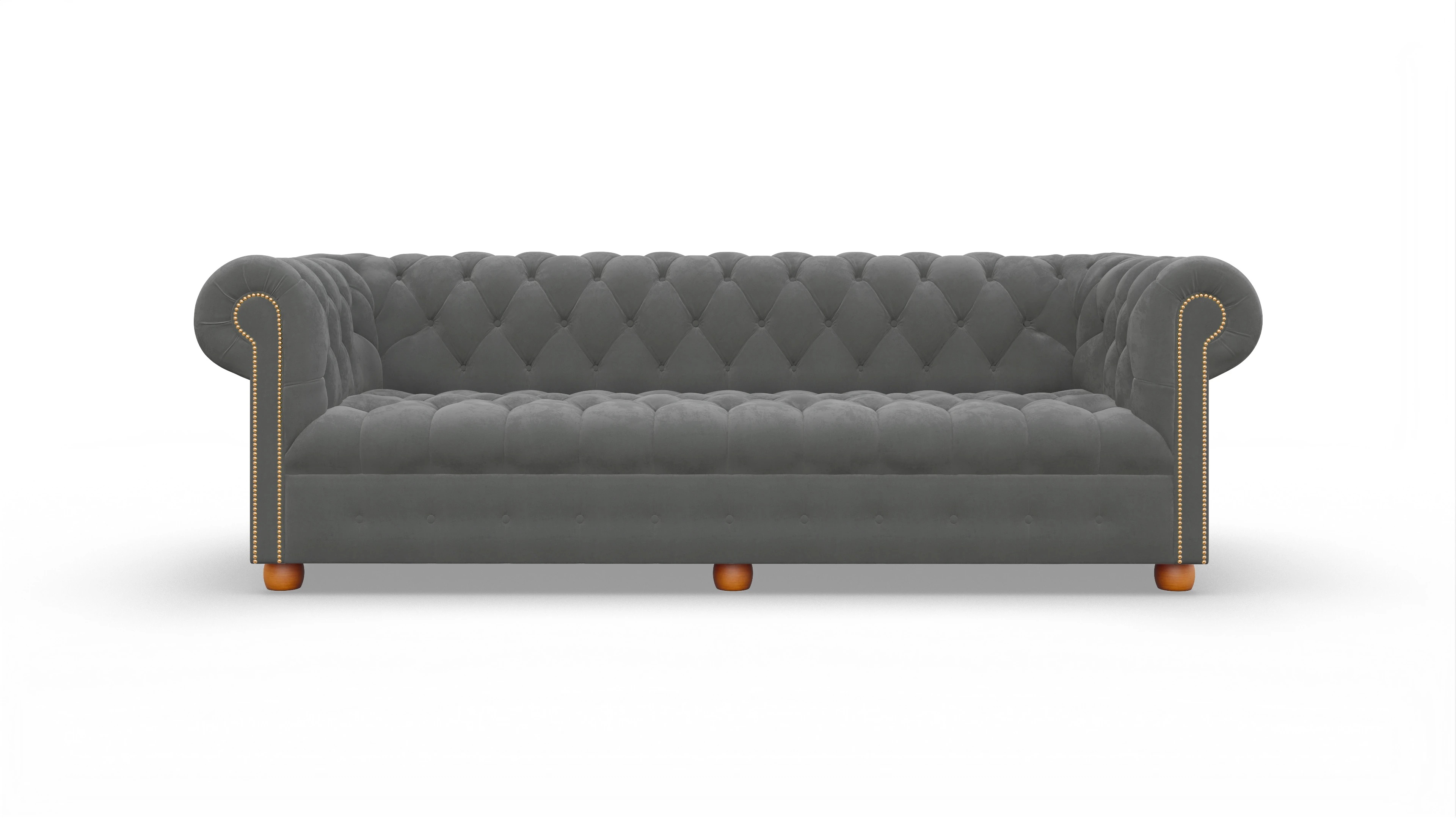 Ansicht des Produktes Bingley in Samt grau