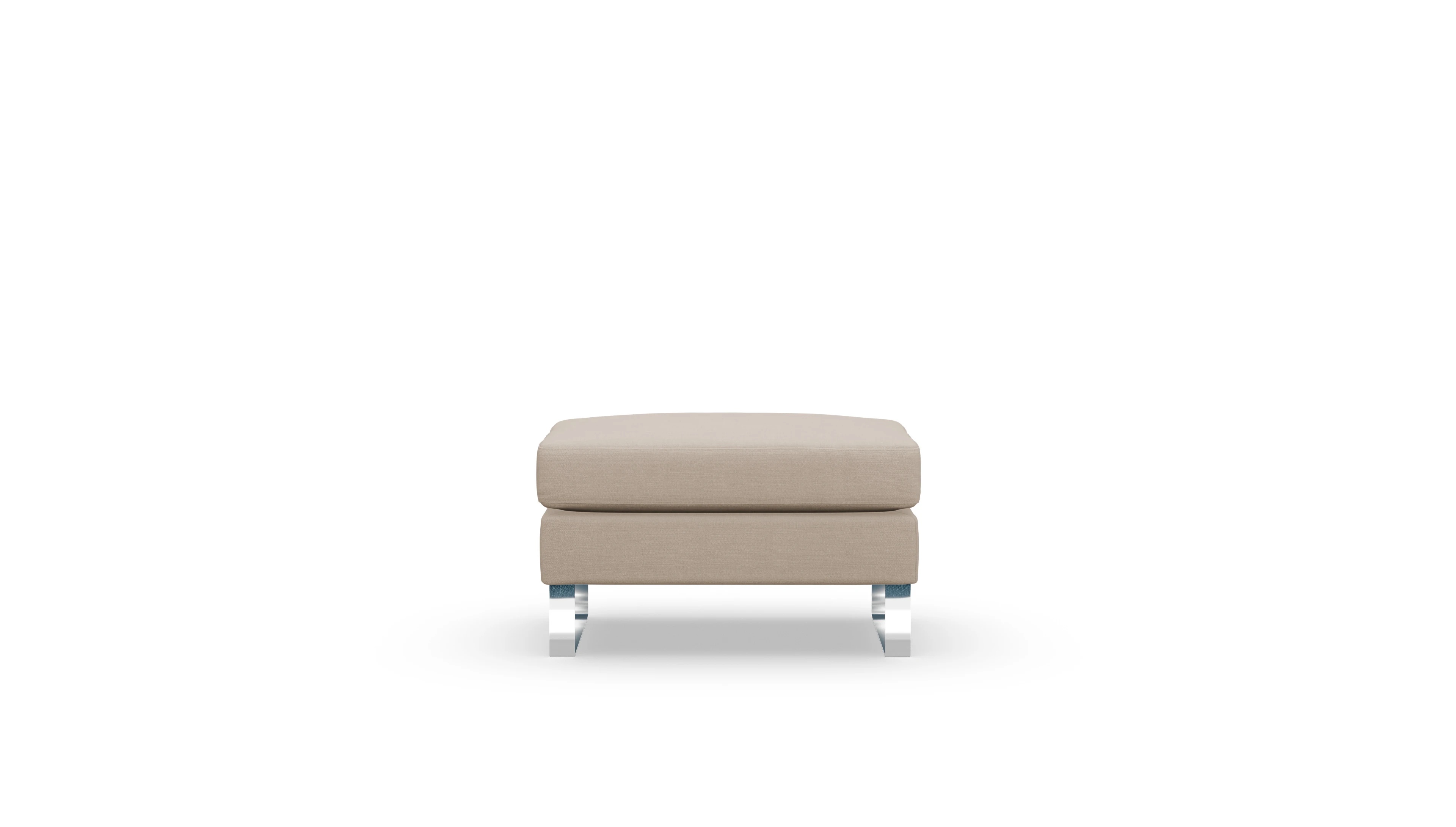 Ansicht des Produktes Cespon Hocker in Stoff beige