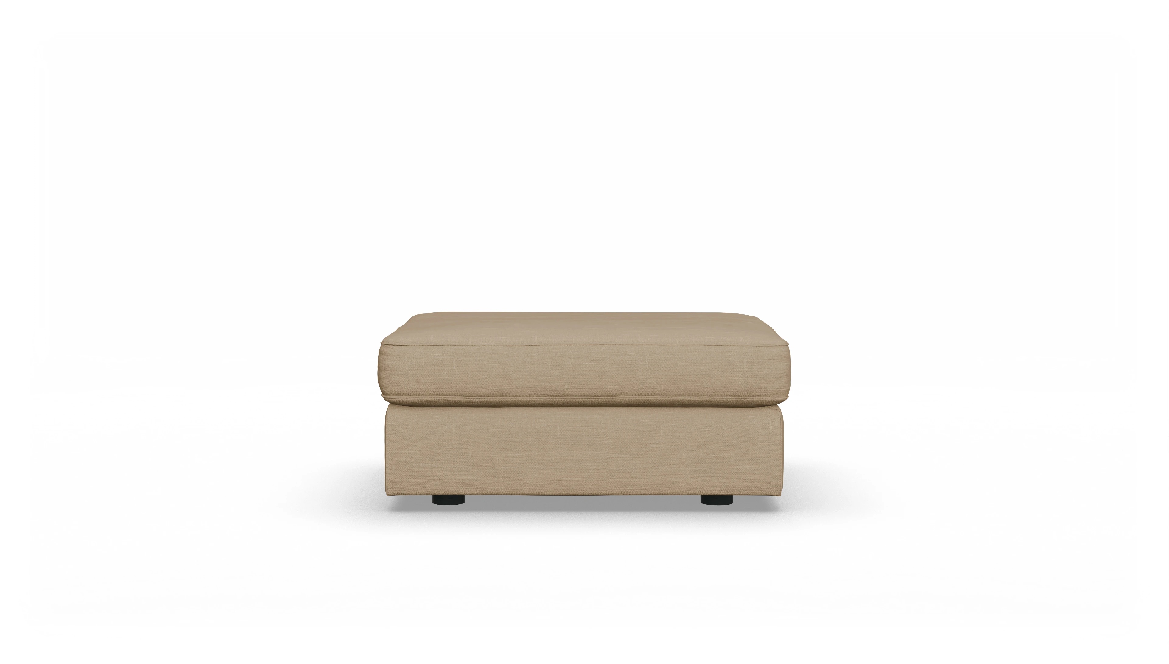 Ansicht des Produktes Sospiri Hocker in Stoff braun