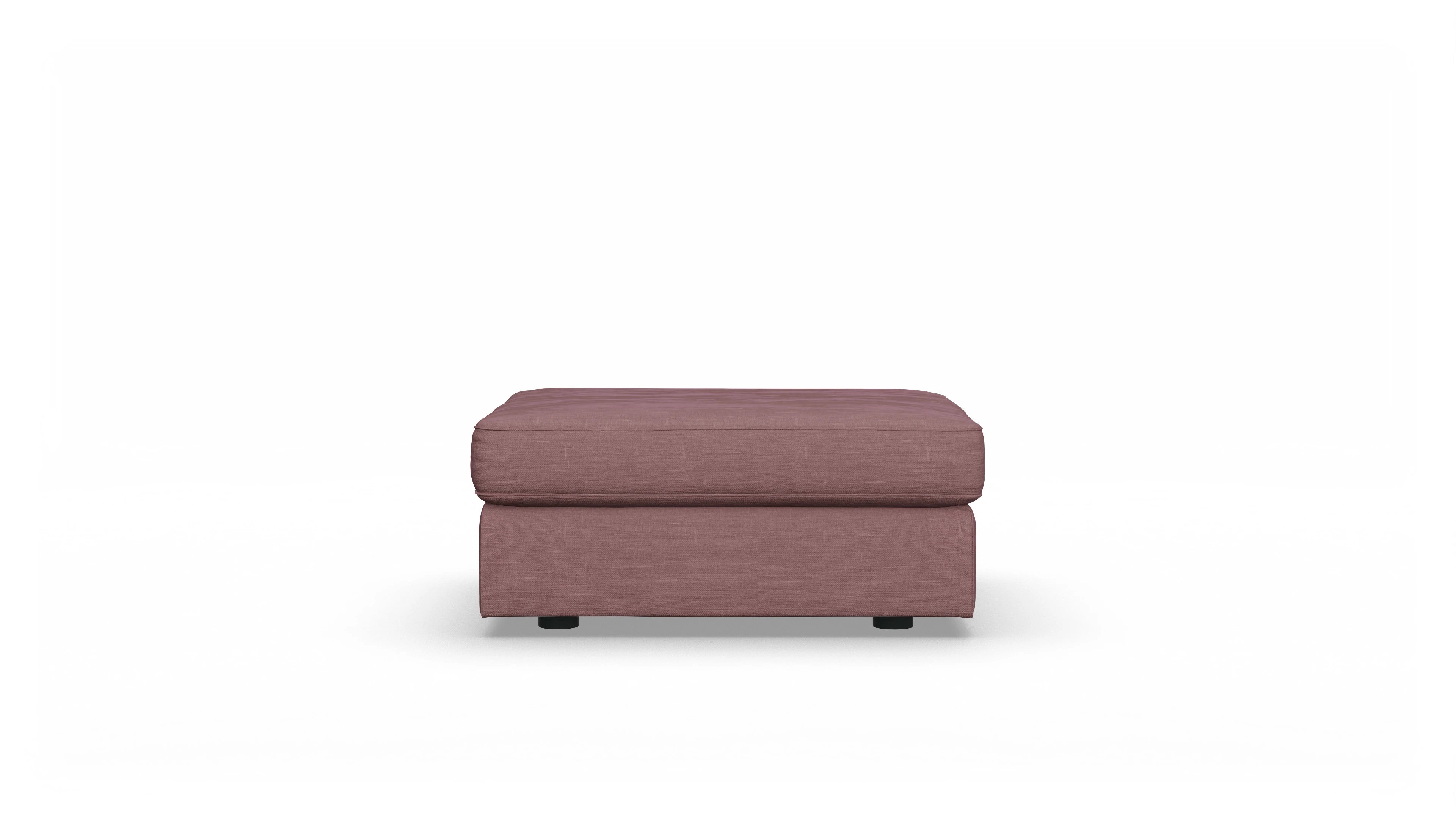 Ansicht des Produktes Sospiri Hocker in Stoff rot