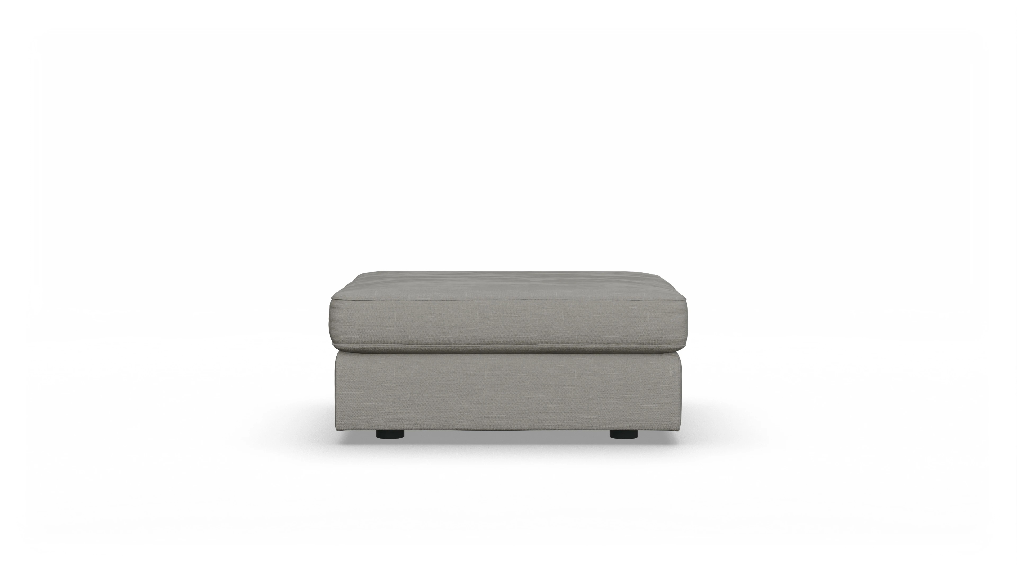 Ansicht des Produktes Sospiri Hocker in Stoff grau