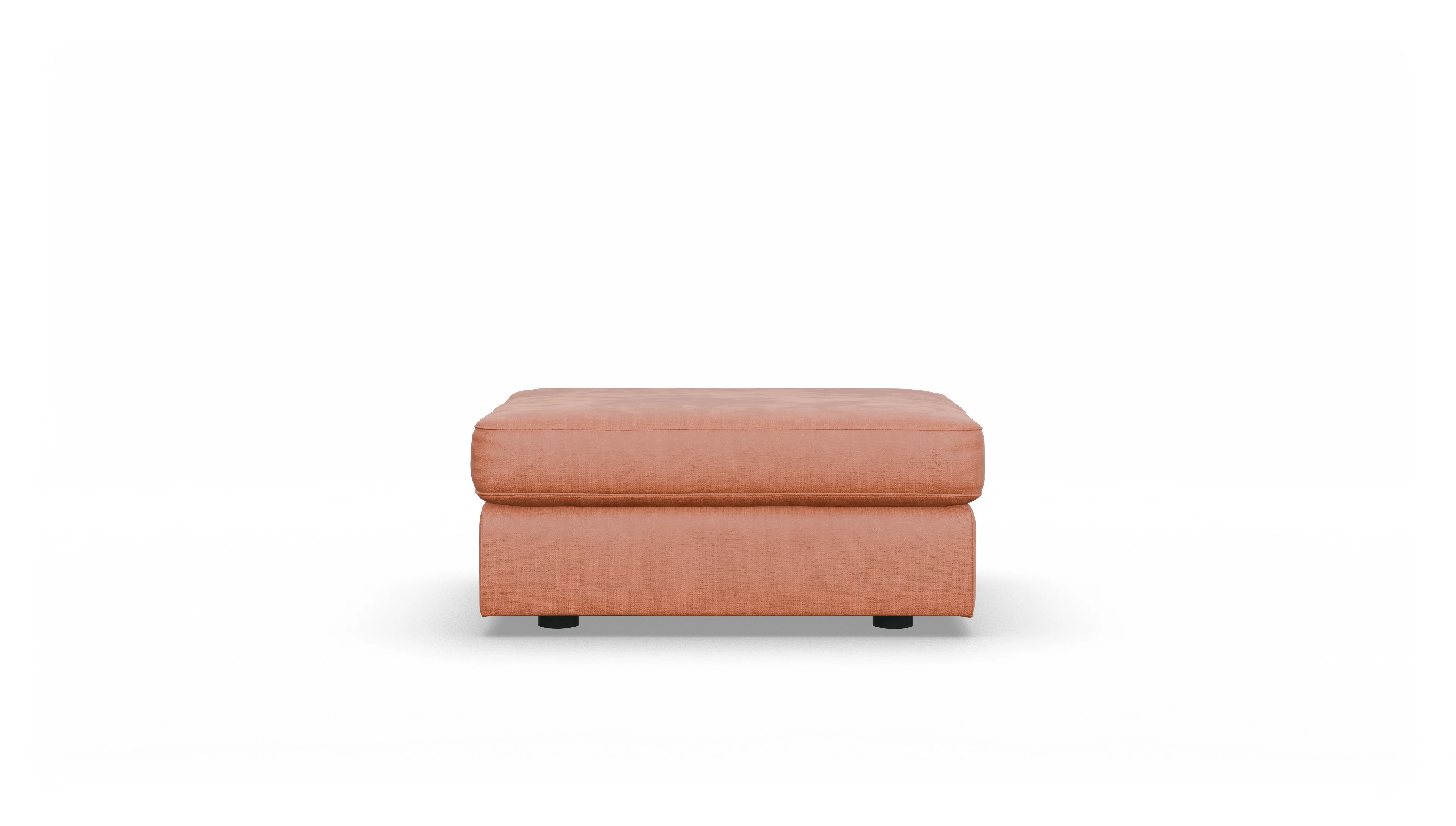 Ansicht des Produktes Sospiri Hocker in Stoff orange