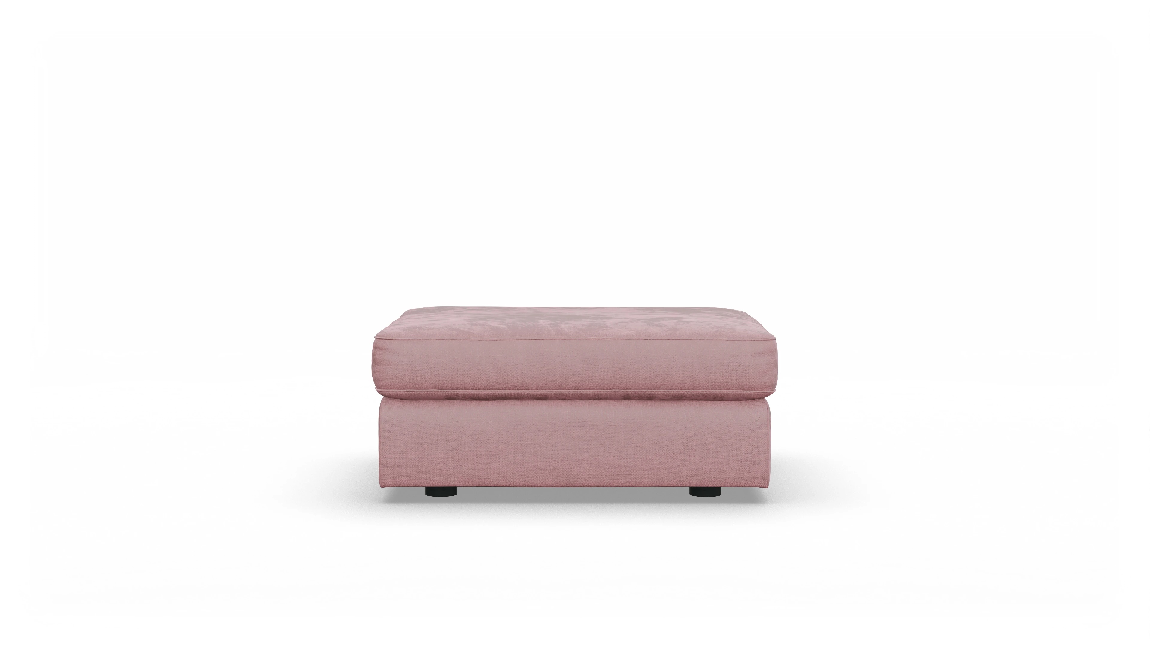 Ansicht des Produktes Sospiri Hocker in Stoff rot