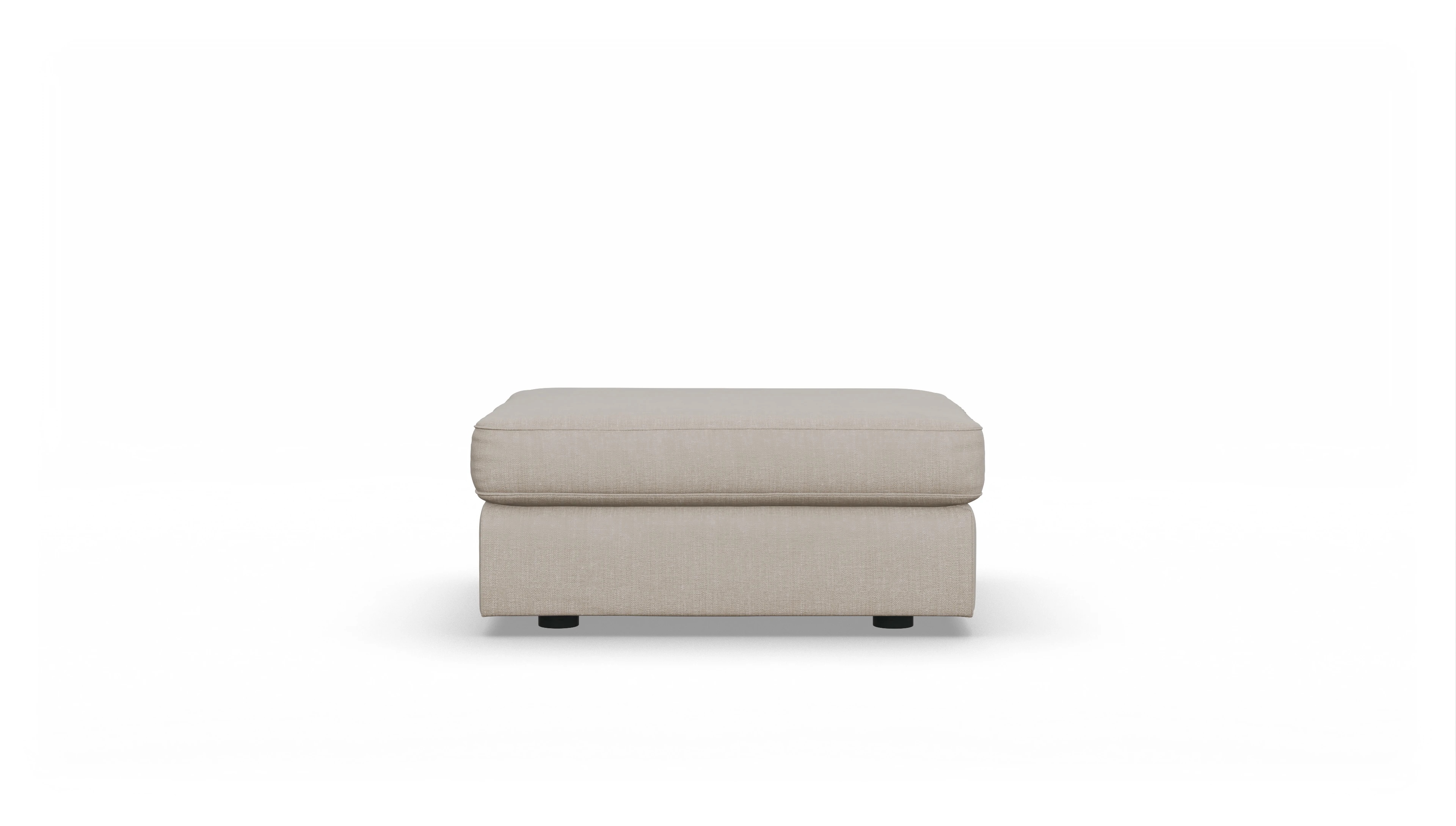 Ansicht des Produktes Sospiri Hocker in Stoff braun