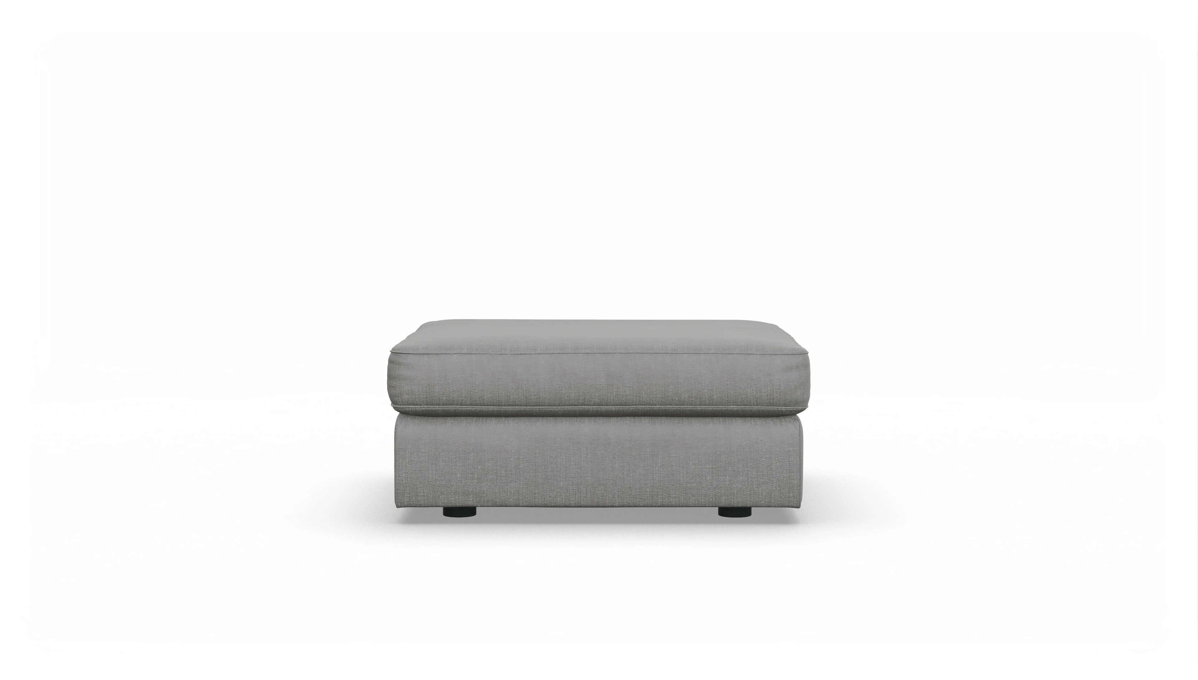 Ansicht des Produktes Sospiri Hocker in Stoff grau
