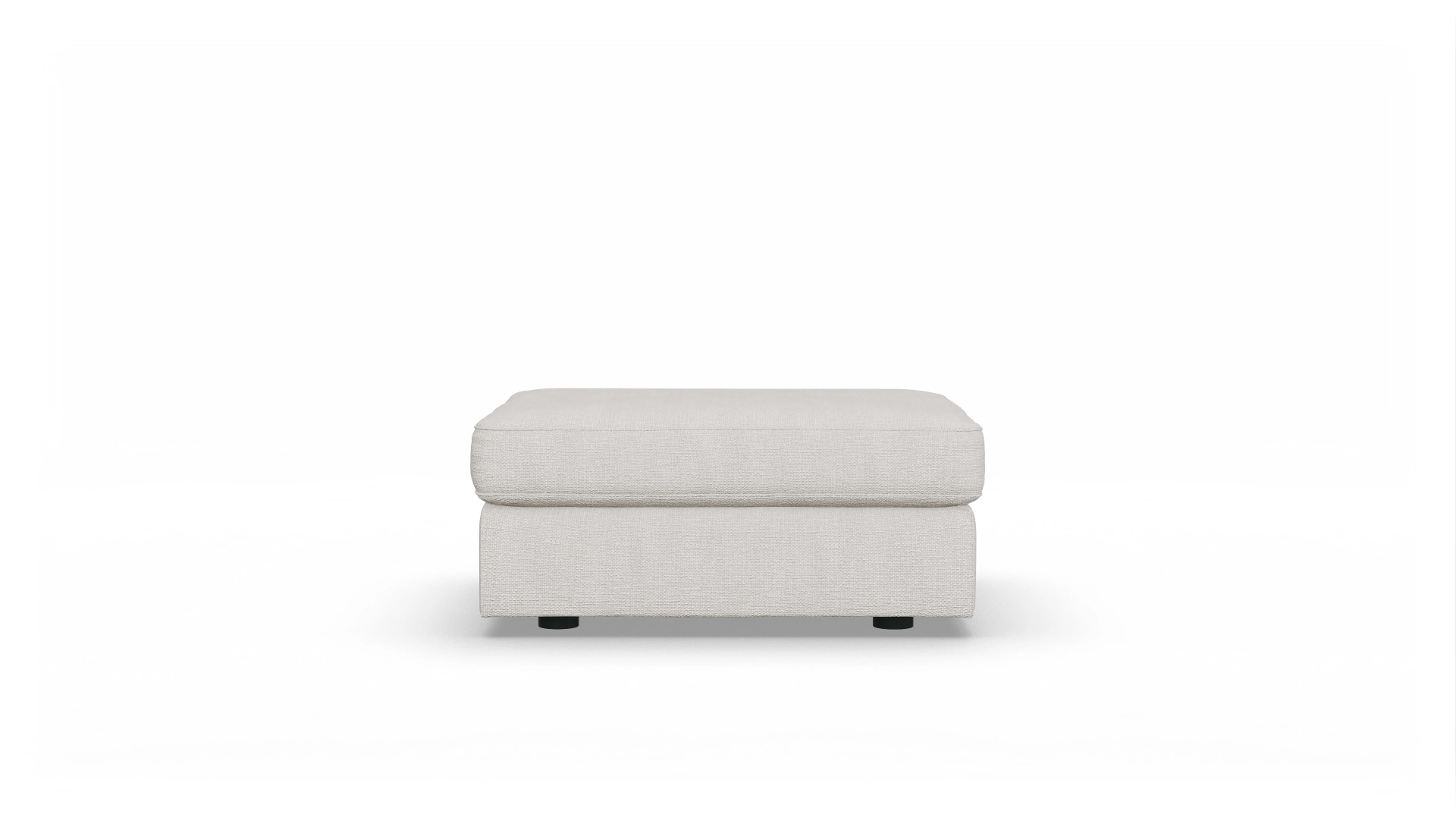 Sospiri Stoff-Hocker Ansicht des Produktes Sospiri Hocker in Stoff weiß