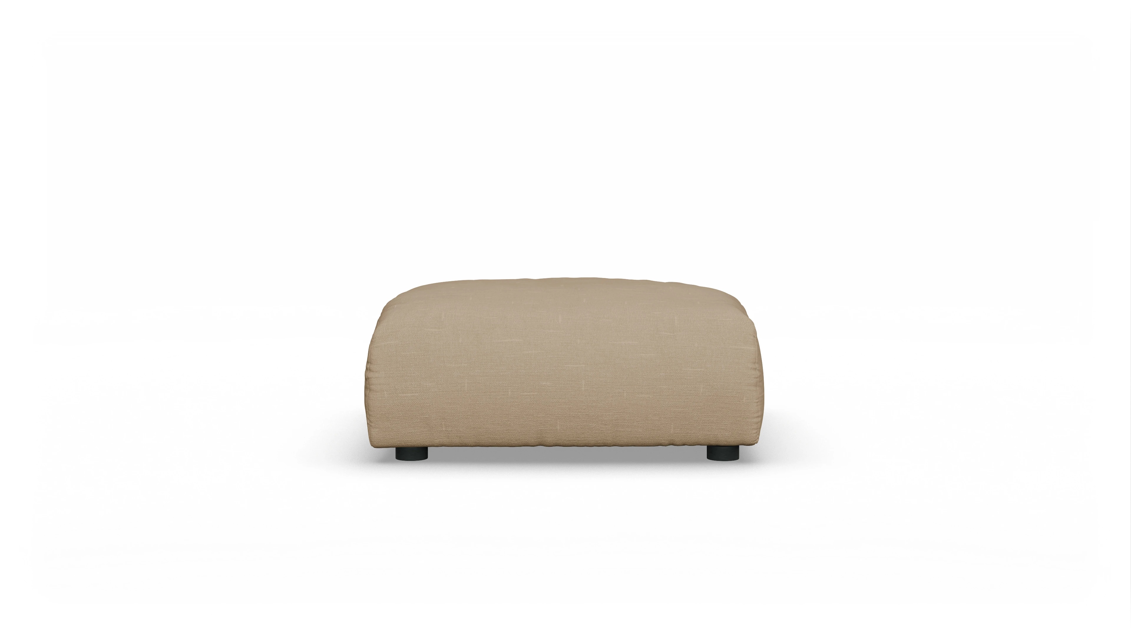 Ansicht des Produktes Molin Hocker in Stoff braun
